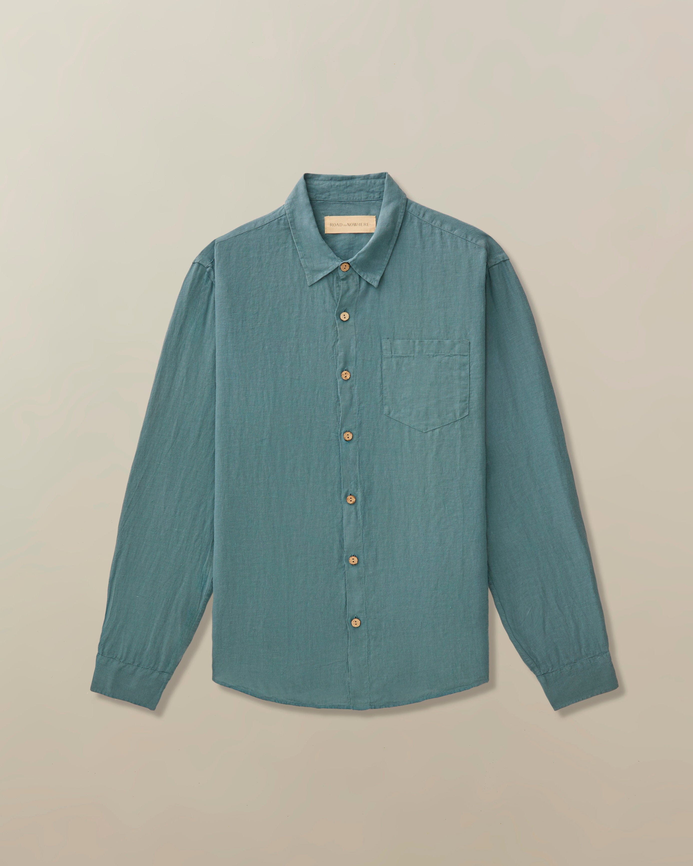 Accord Shirt in Garment Dyed Linen