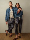 Bali Pant in Embroidered Linen