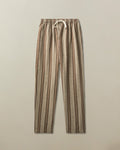 Bali Drawstring Pant in Linen Jacquard