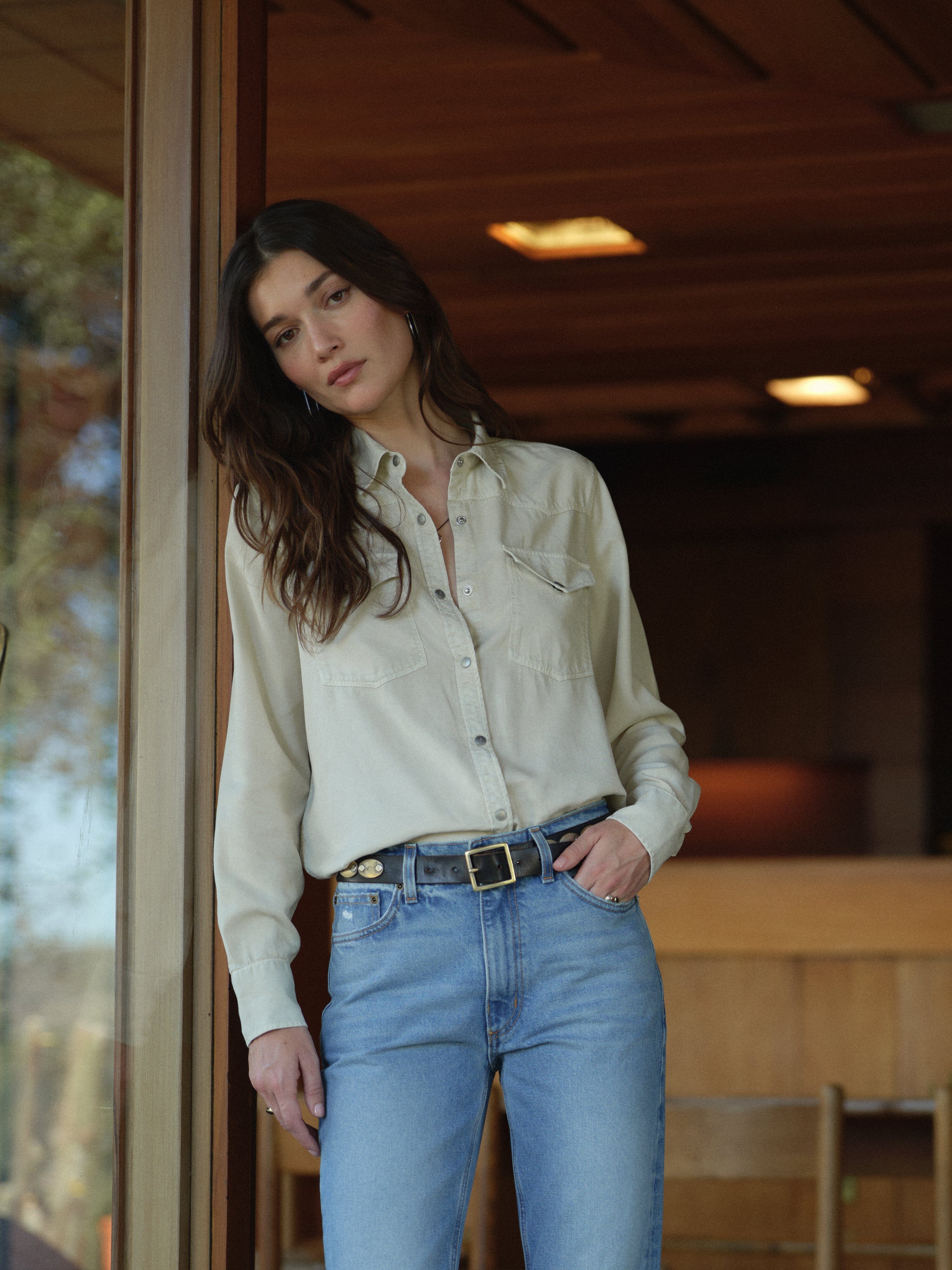 Cassidy Western Shirt in Lyocell