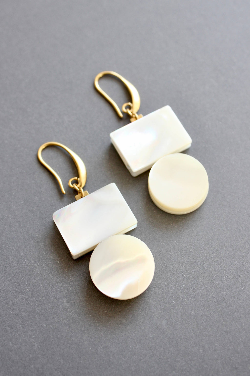 David Aubrey Jewelry - ISLE17 Mother-of-Pearl Geometric Earrings