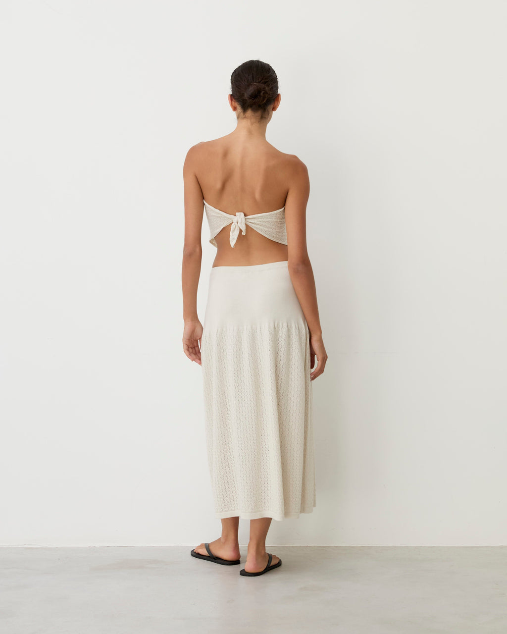 Diarte - Cora White Smoke Skirt