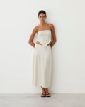 Diarte - Cora White Smoke Skirt