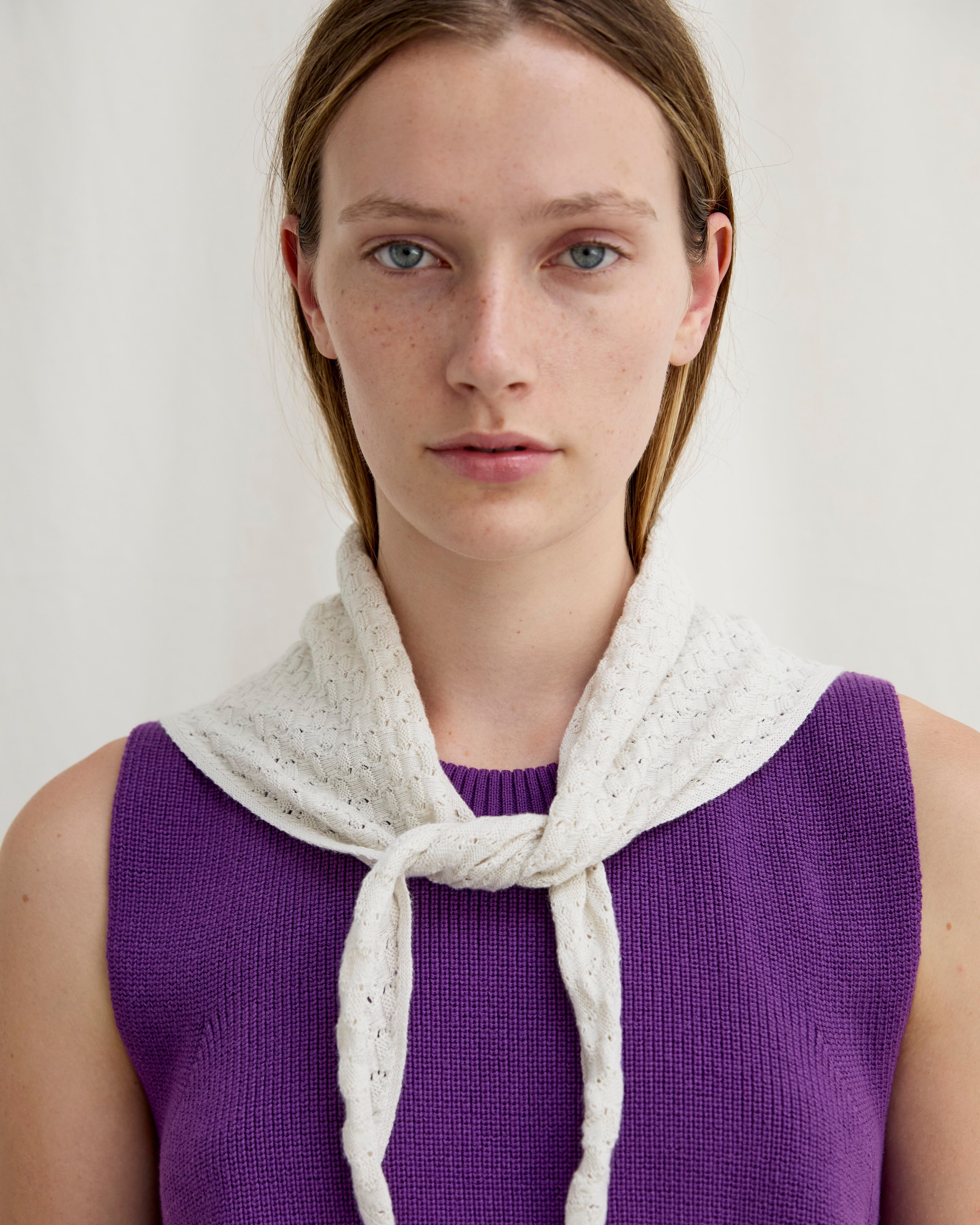 Diarte - Lace Triangle White Smoke