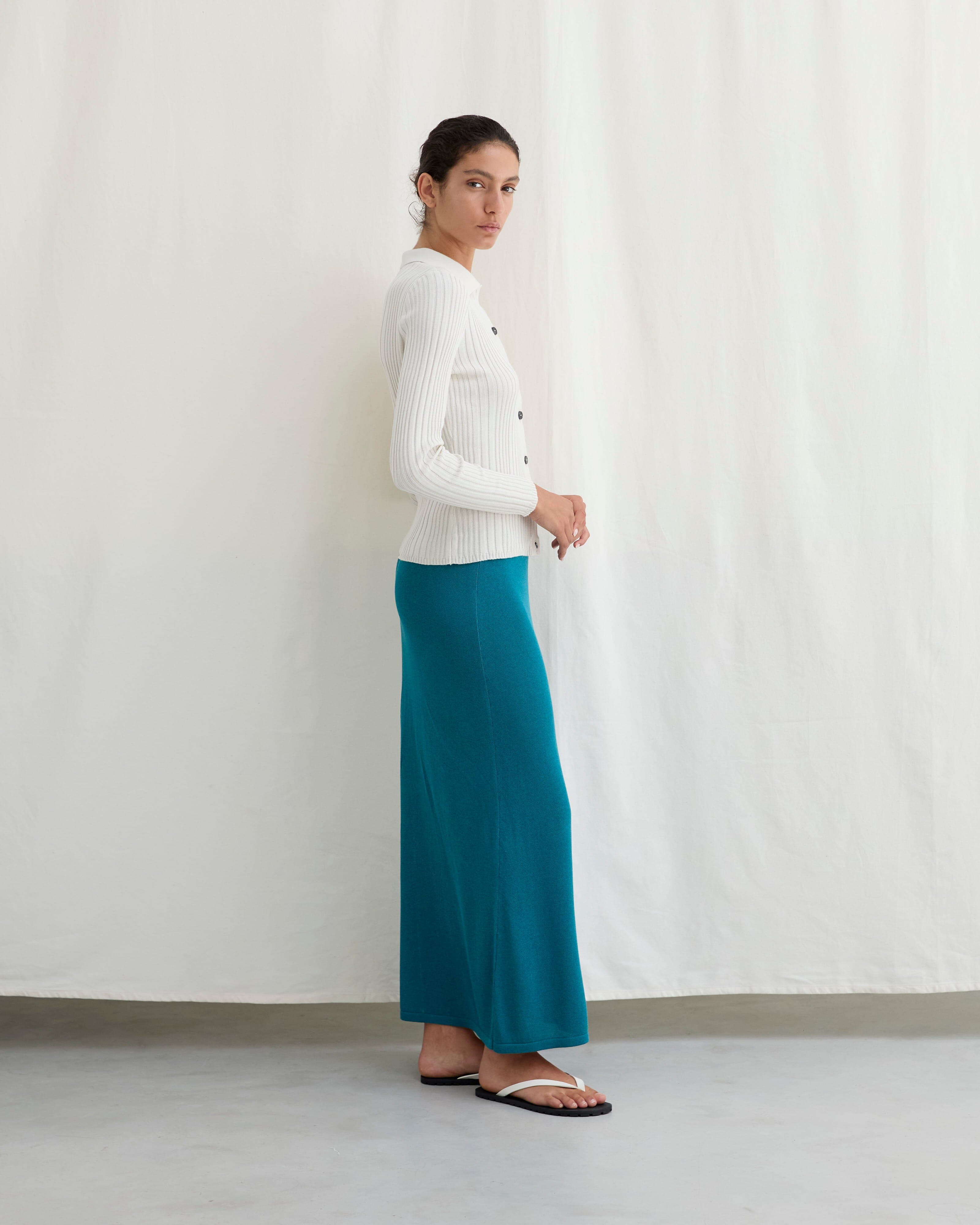 Diarte - Osma White Smoke Cardigan