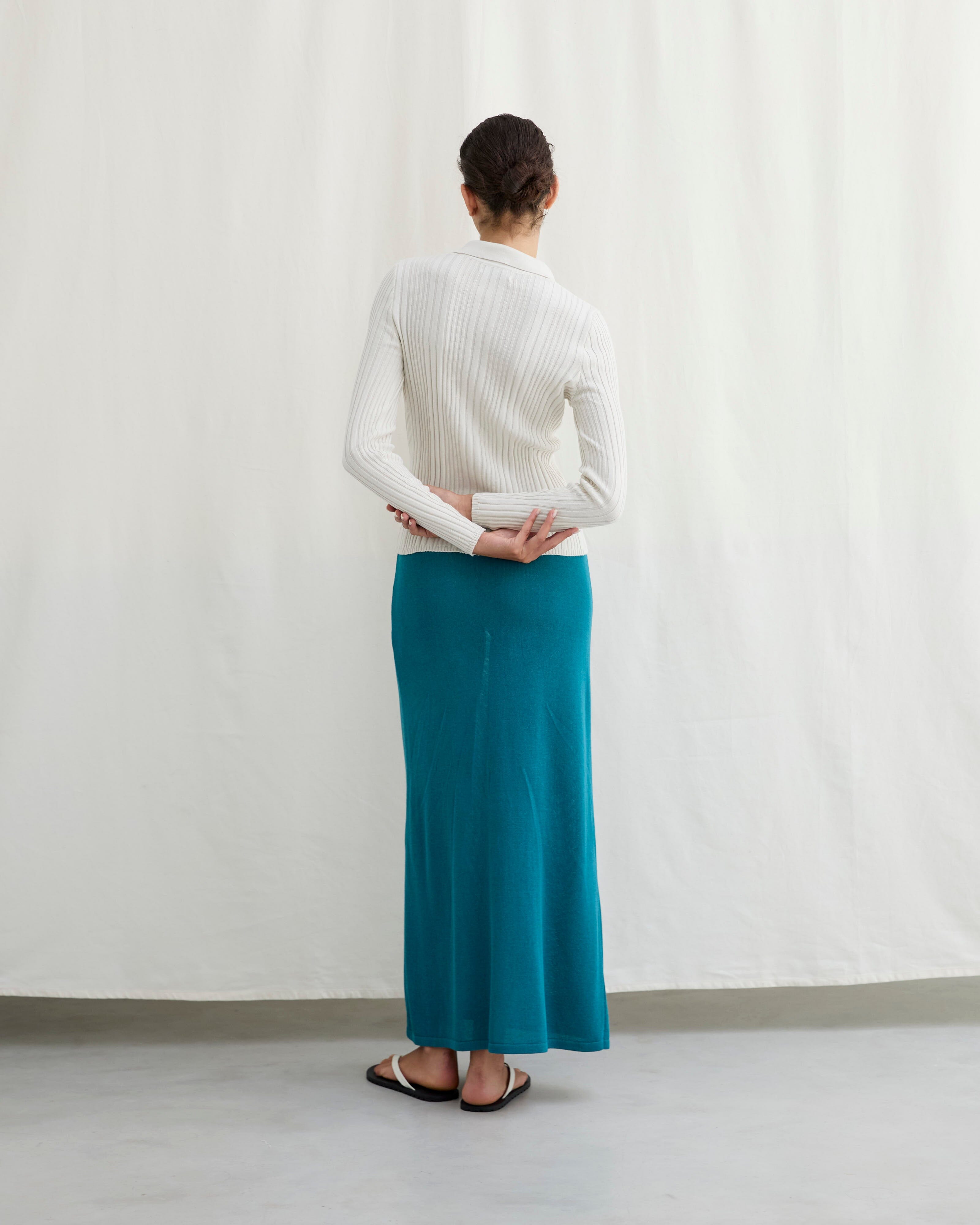 Diarte - Osma White Smoke Cardigan