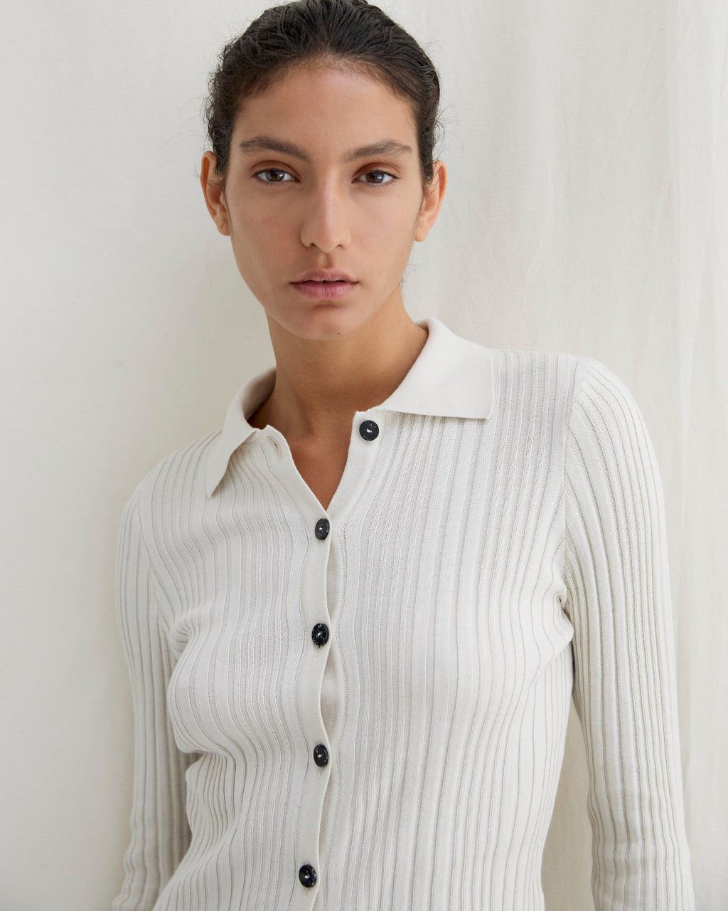 Diarte - Osma White Smoke Cardigan