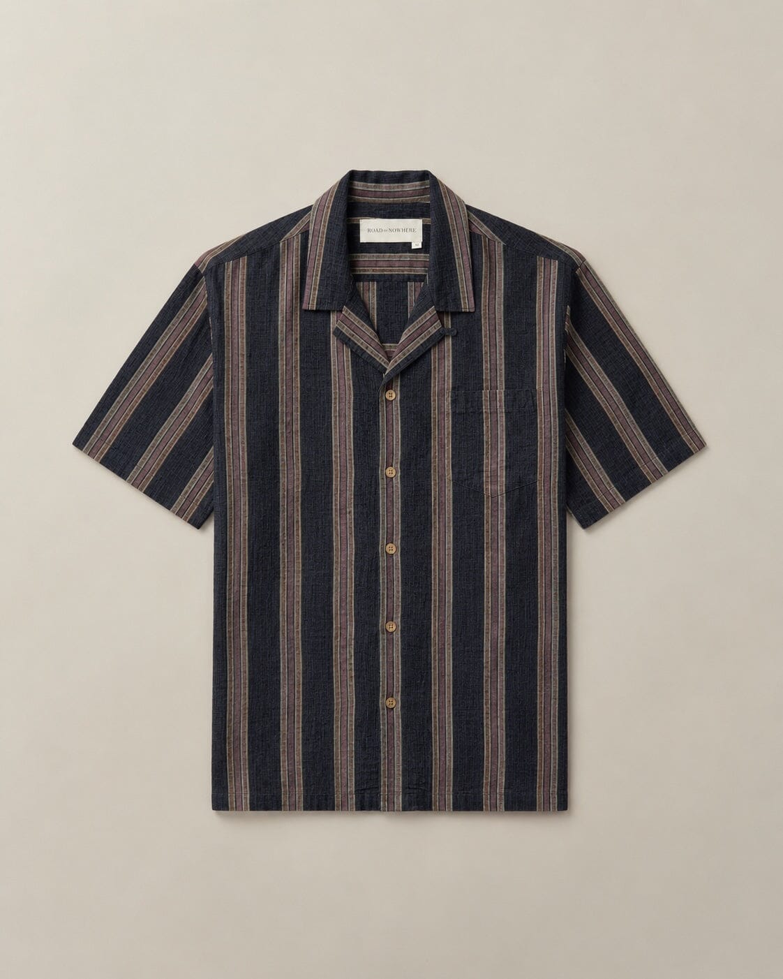 Fez Shirt in Embroidered Linen
