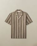 Fez Shirt in Linen Jacquard