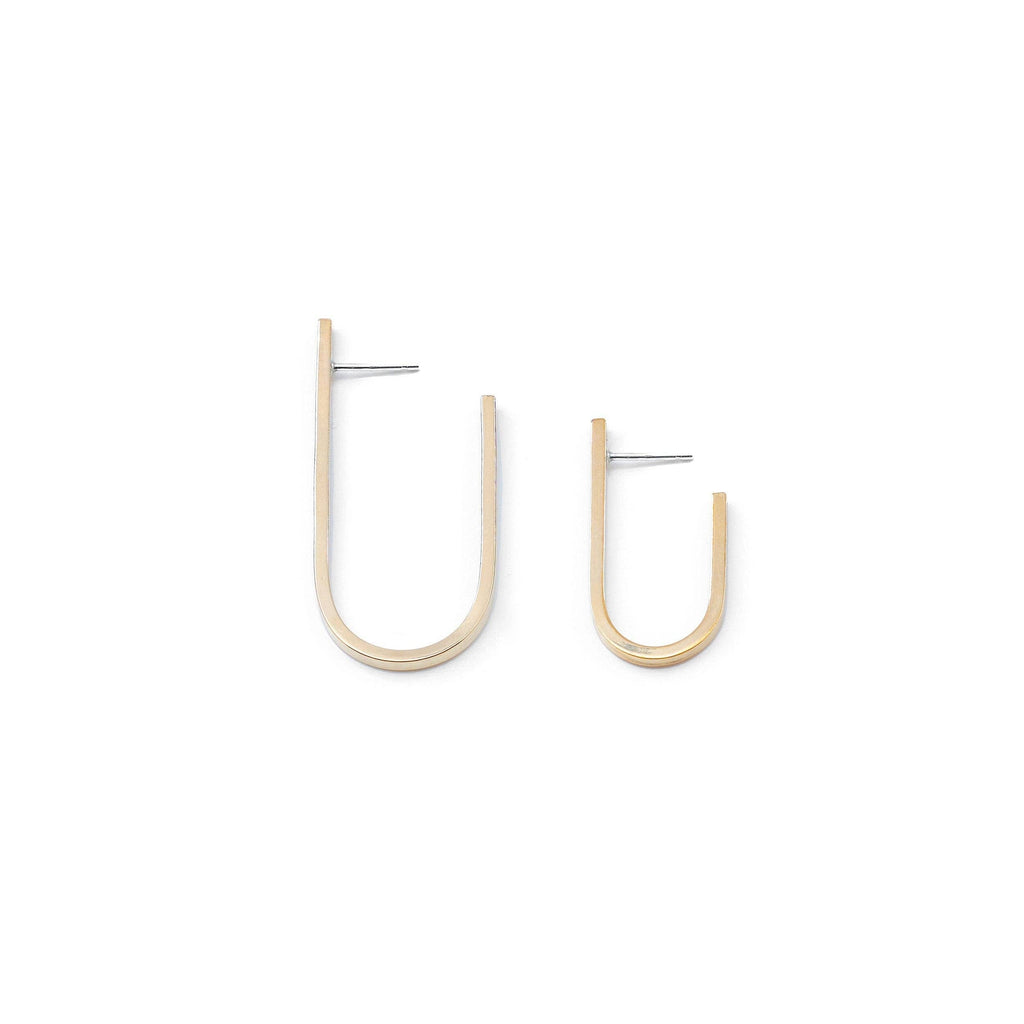 Mana Made Jewelry - Horseshoe Hoop Earrings