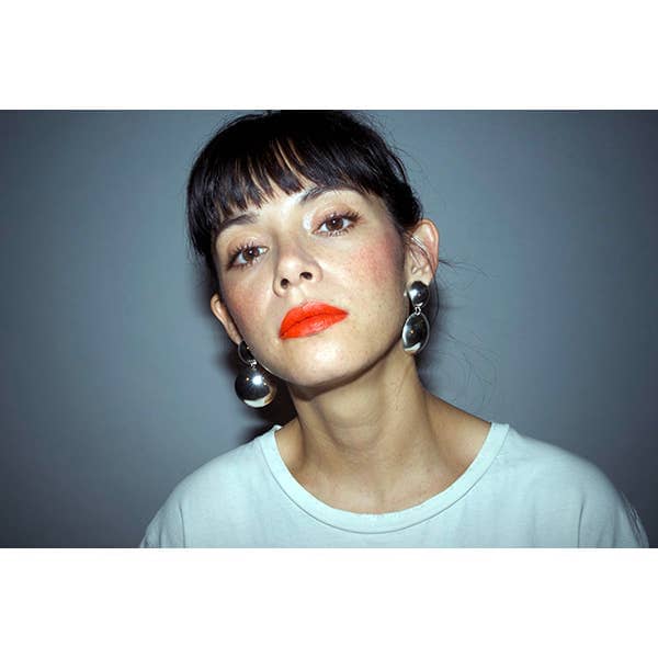 Lila Rice - Cosmo Dangle Earrings: Brass