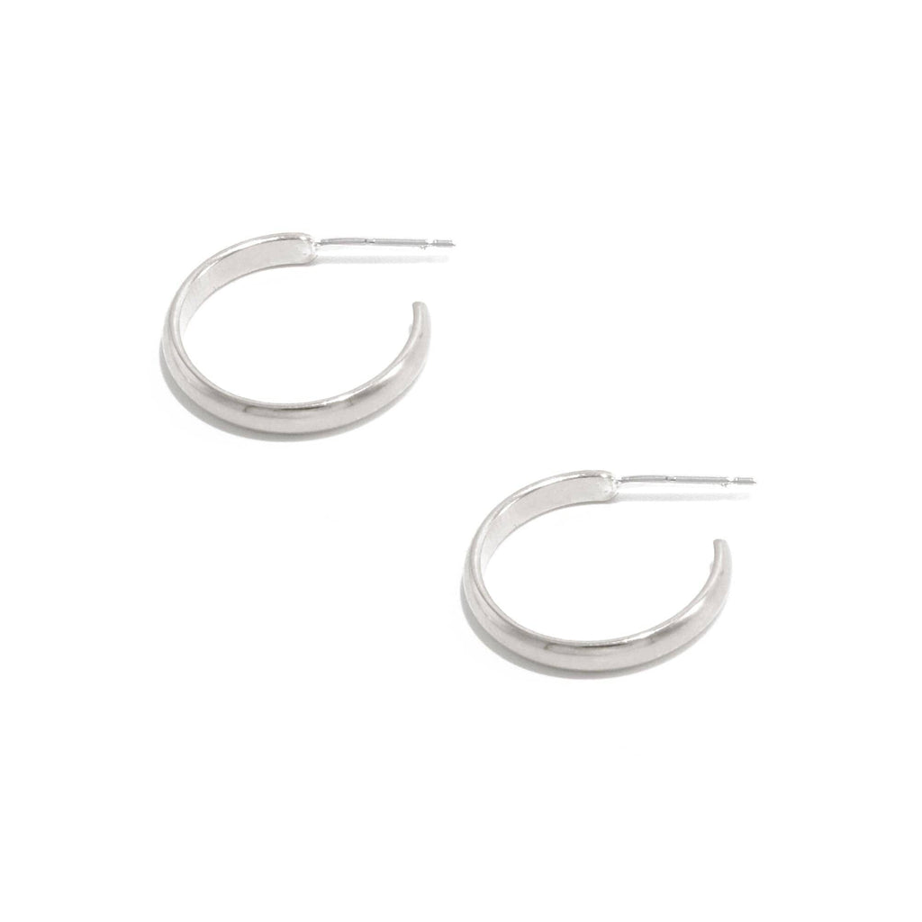 Mana Made Jewelry - Half Round Hoop Earrings