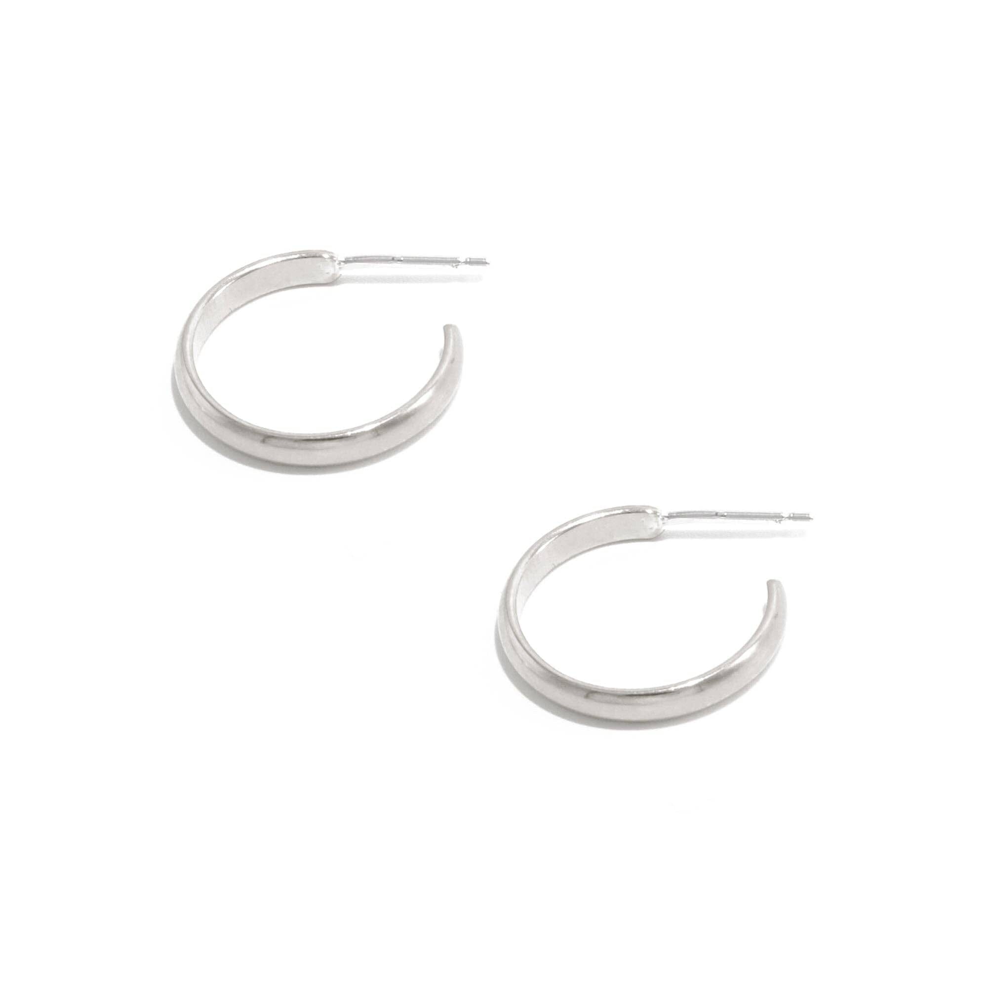 Mana Made Jewelry - Half Round Hoop Earrings