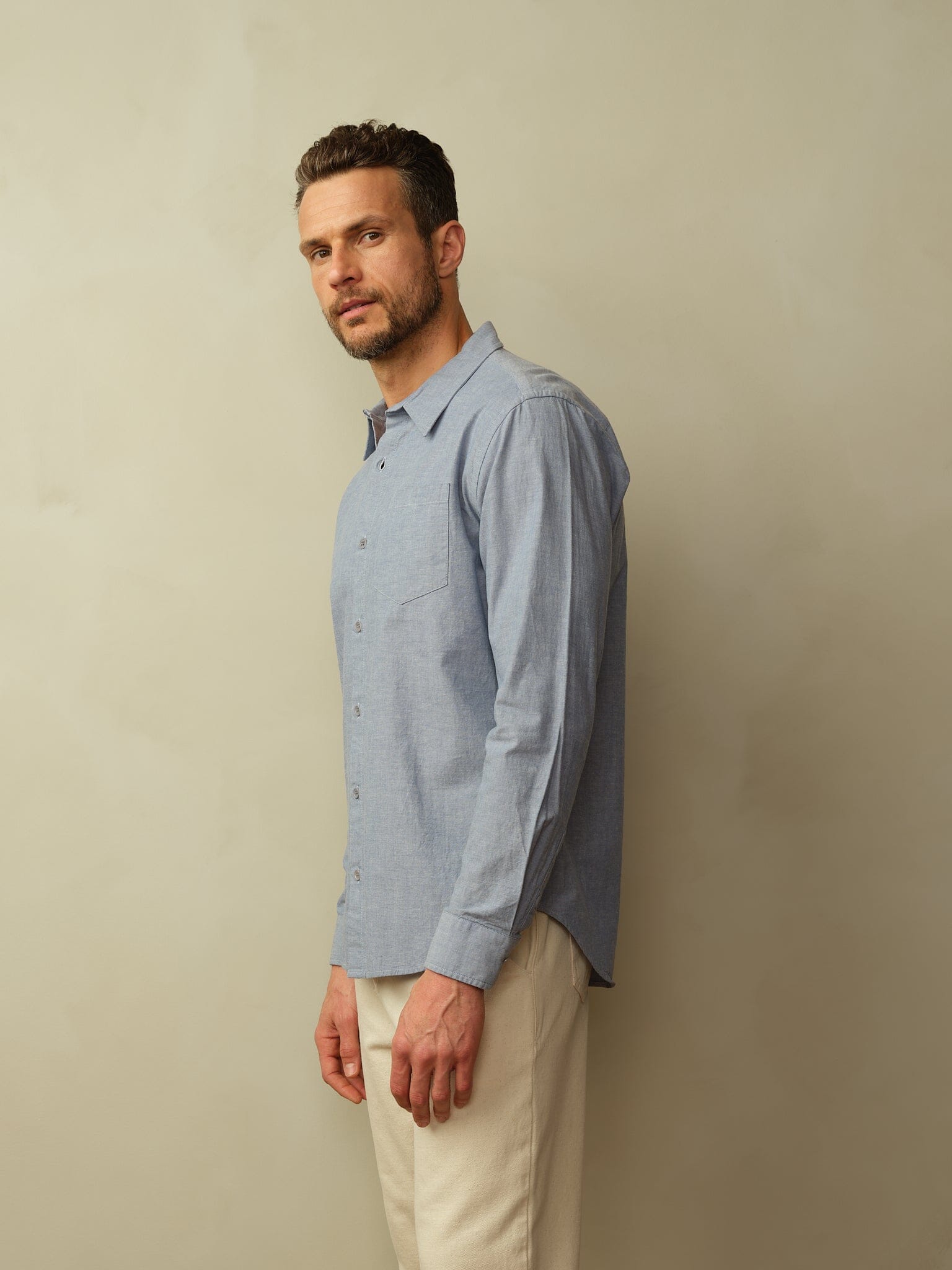 Accord Shirt in Chambray
