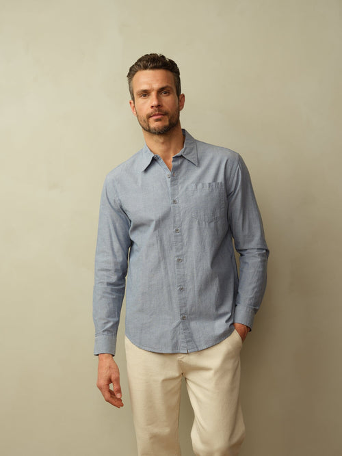 Accord Shirt in Chambray