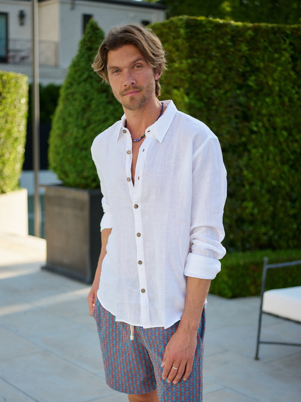 Accord Shirt in Garment Dyed Linen