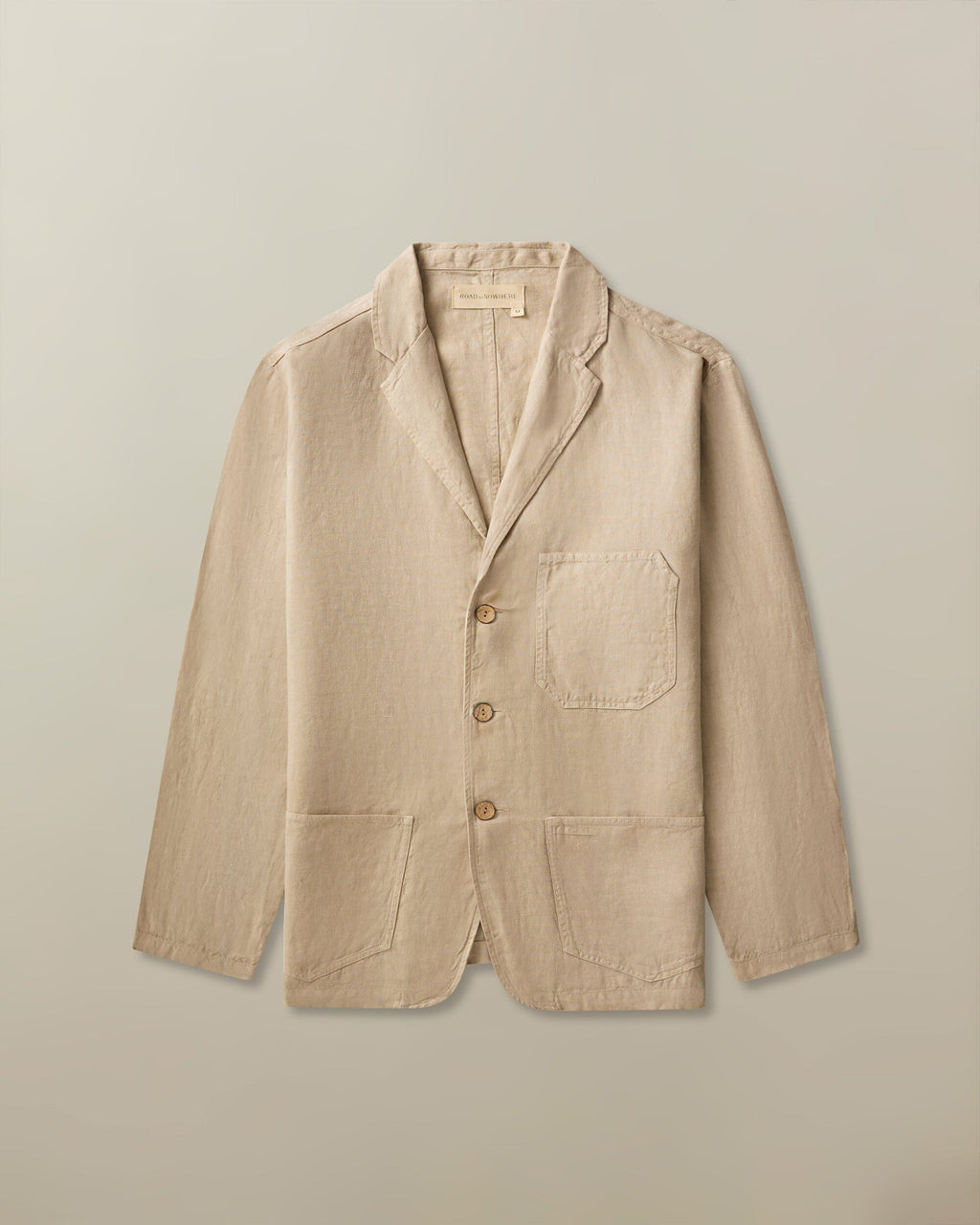 Biarritz Unstructured Blazer in Garment Dyed Linen