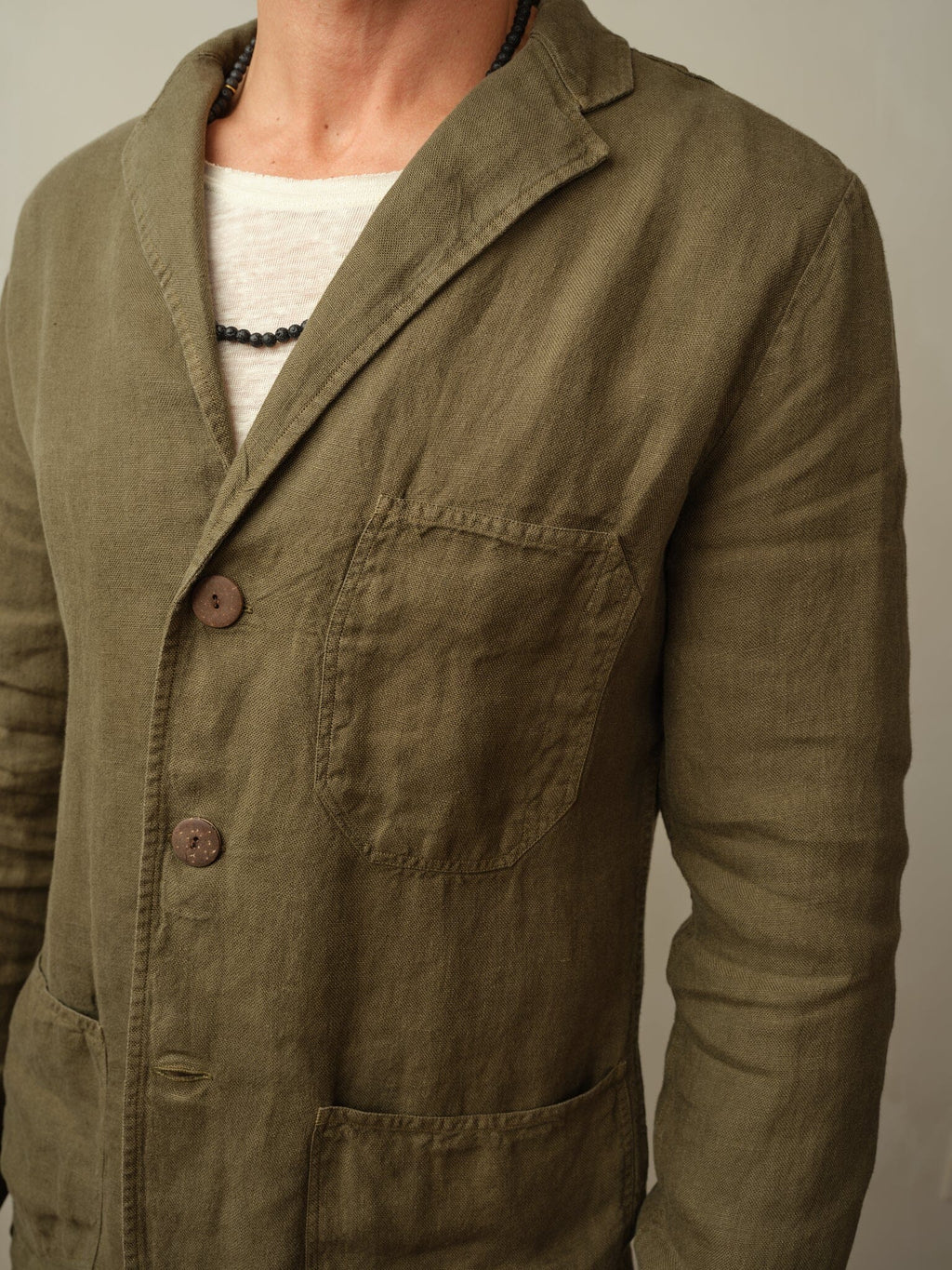 Biarritz Blazer in Linen