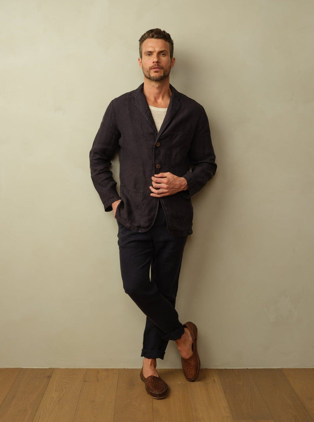 Biarritz Blazer in Linen