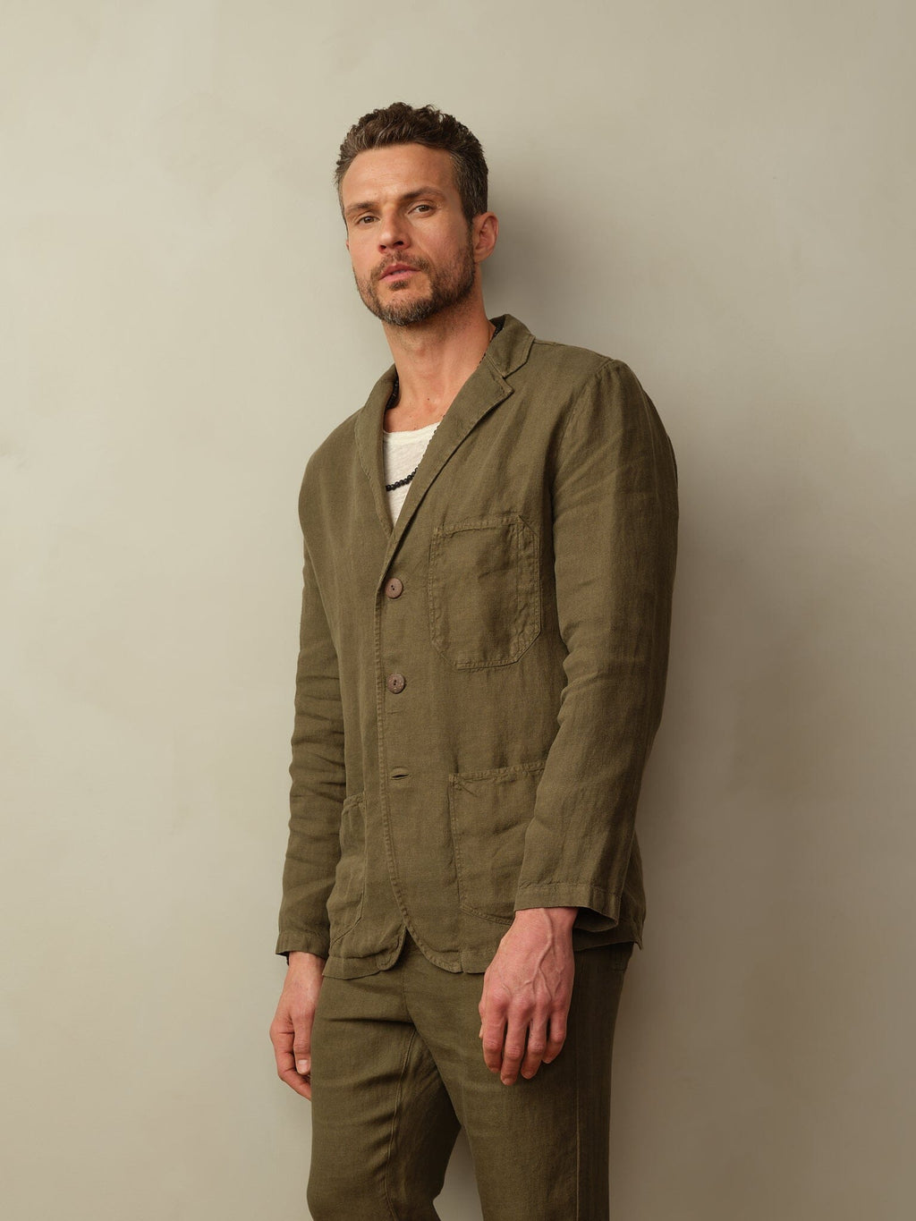 Biarritz Blazer in Linen