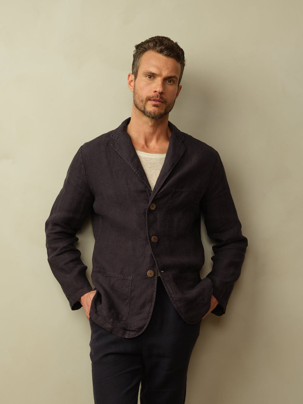 Biarritz Blazer in Linen