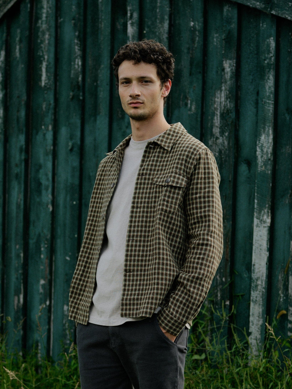 Cameron Overshirt in Double Cloth