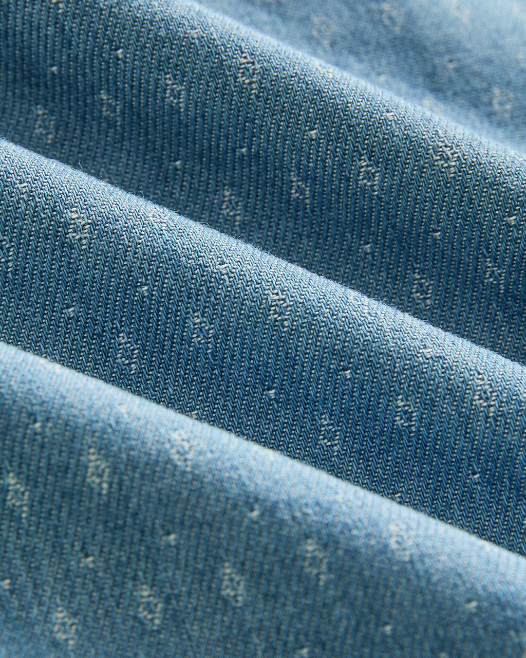Sonya Slip Dress in Denim Jacquard