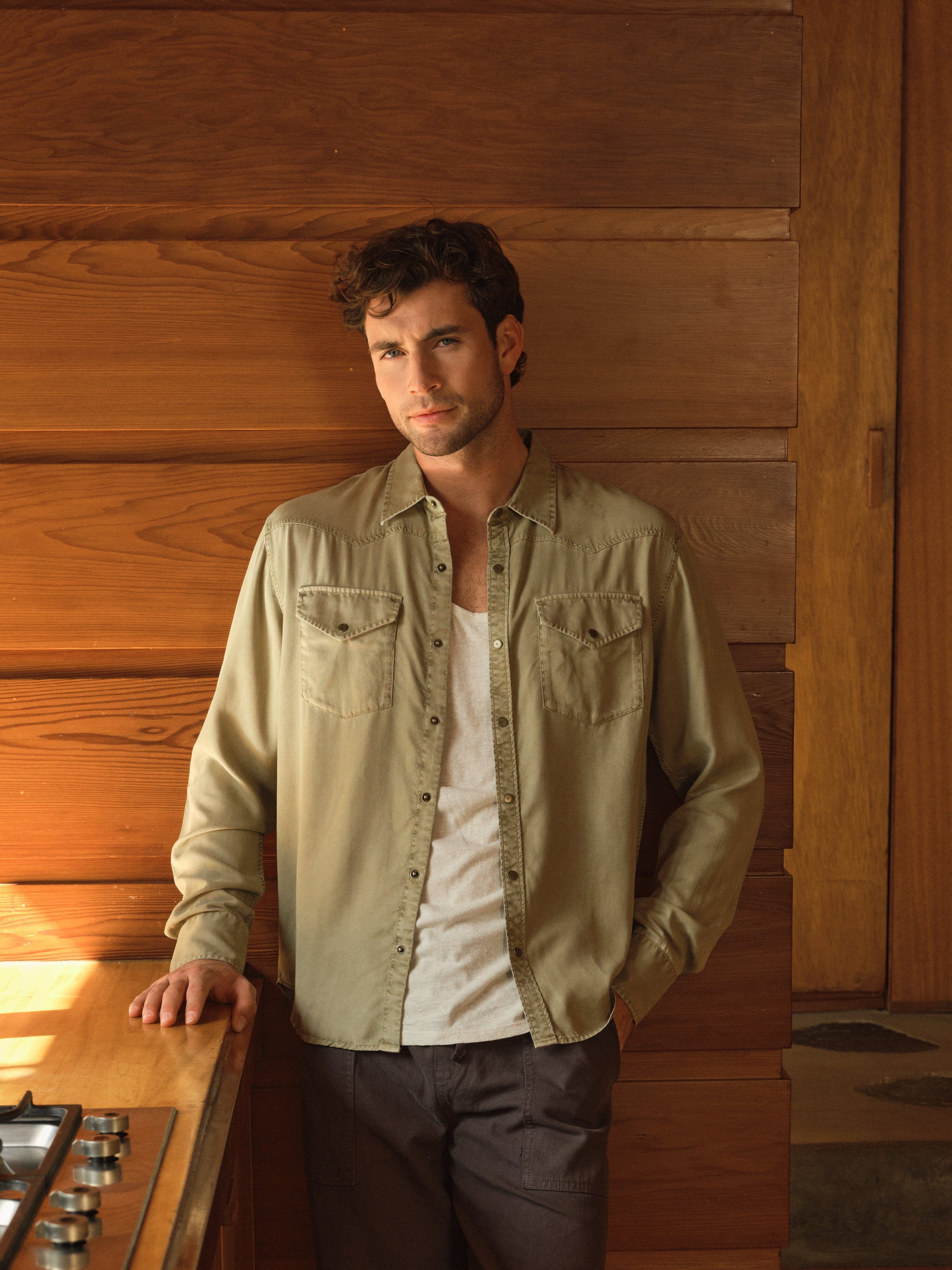 Cash Western Shirt in Lyocell