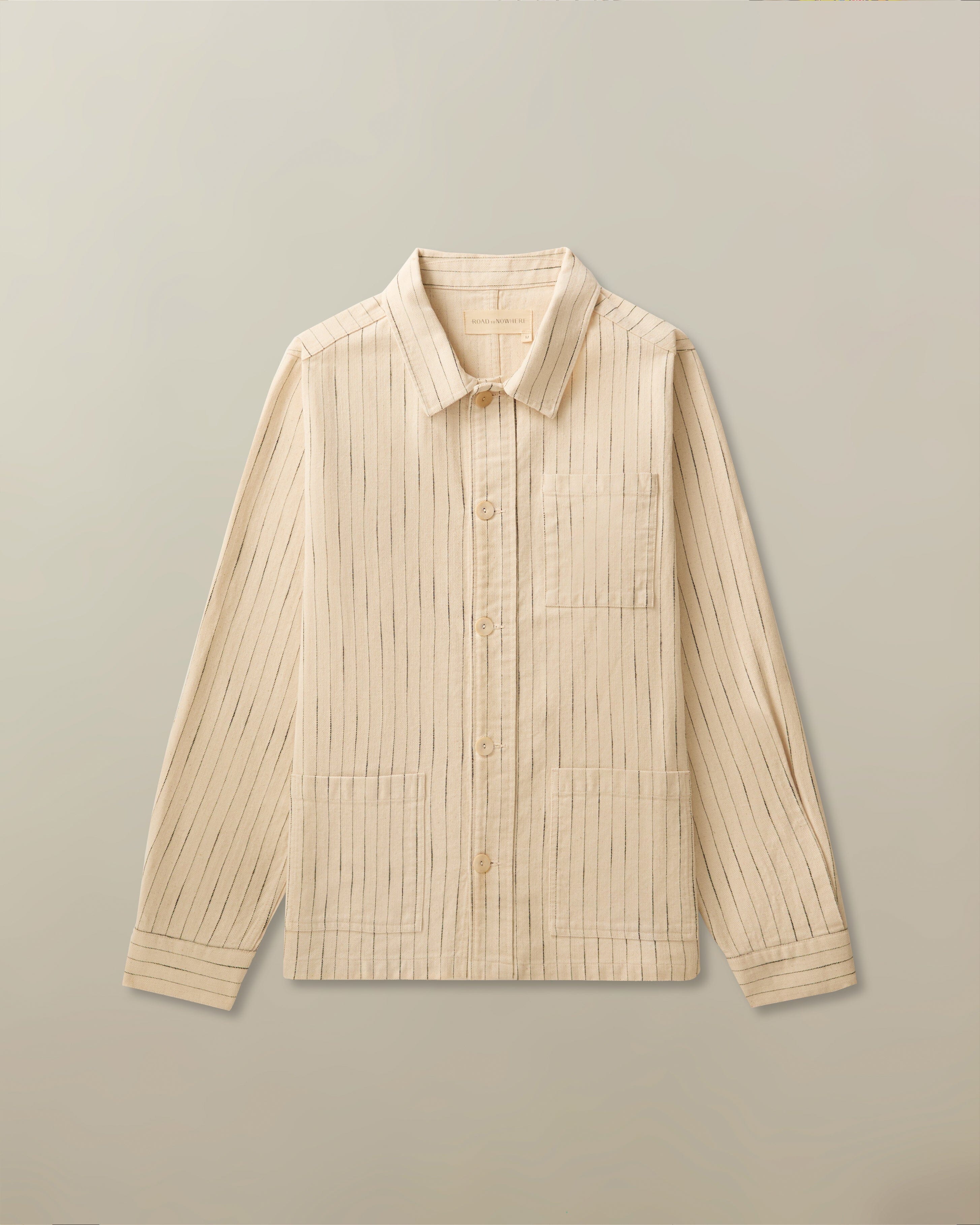 Clint Jacket in Cotton Stripe