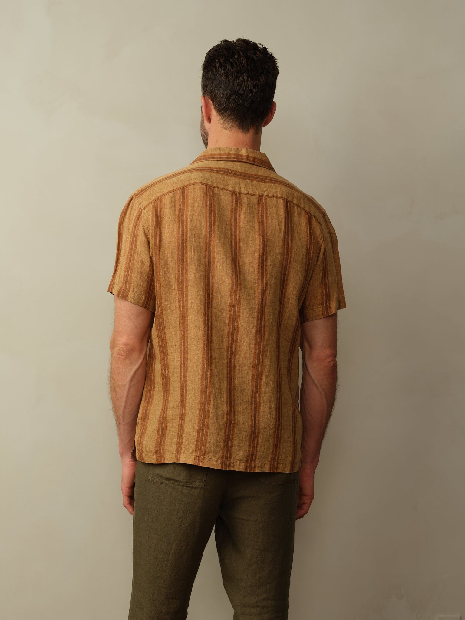 Fez Shirt in Embroidered Linen