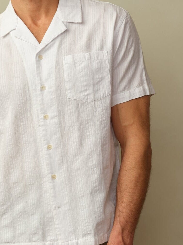 Fez Shirt in Cotton Dobby