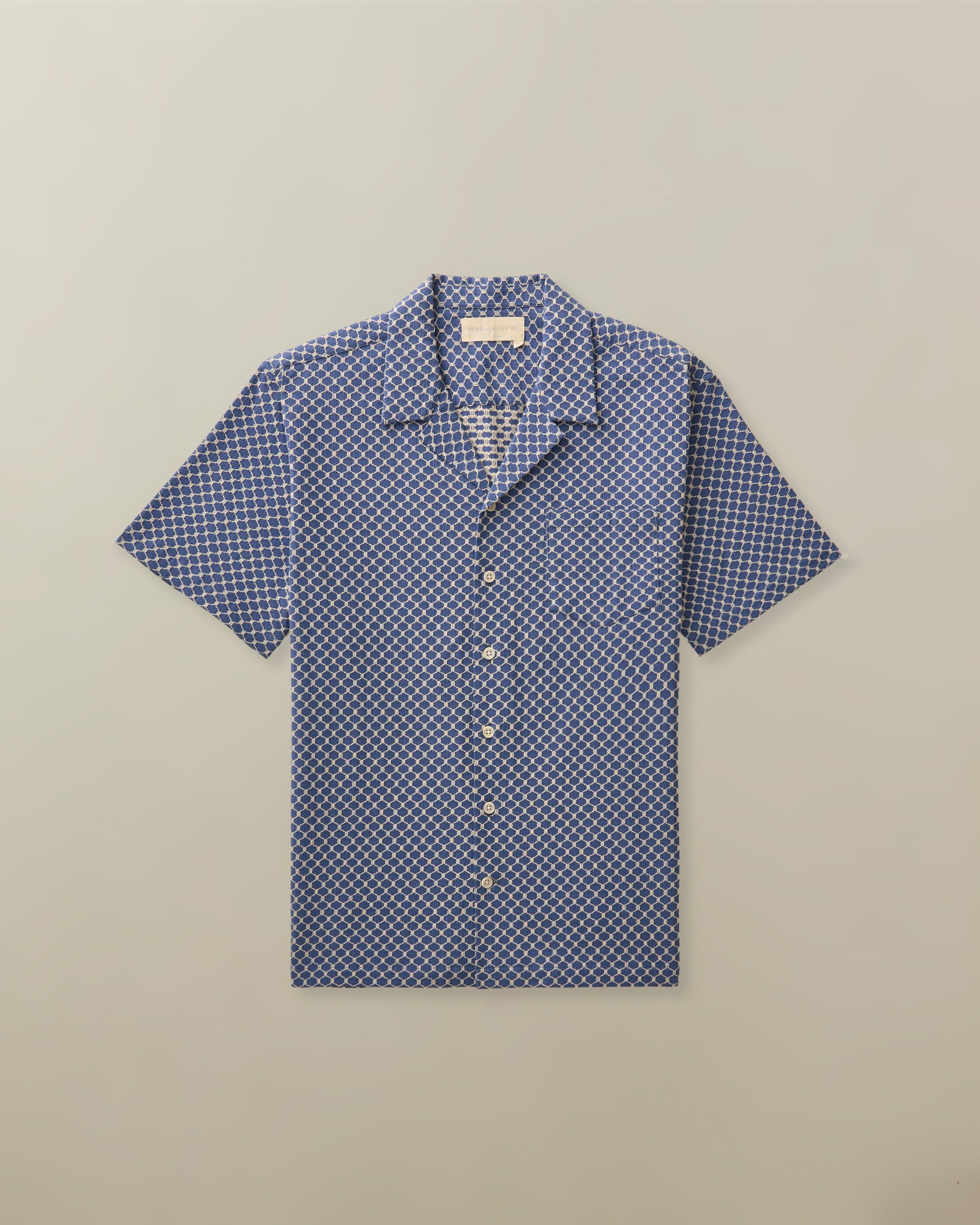 Fez Shirt in Cotton Dobby