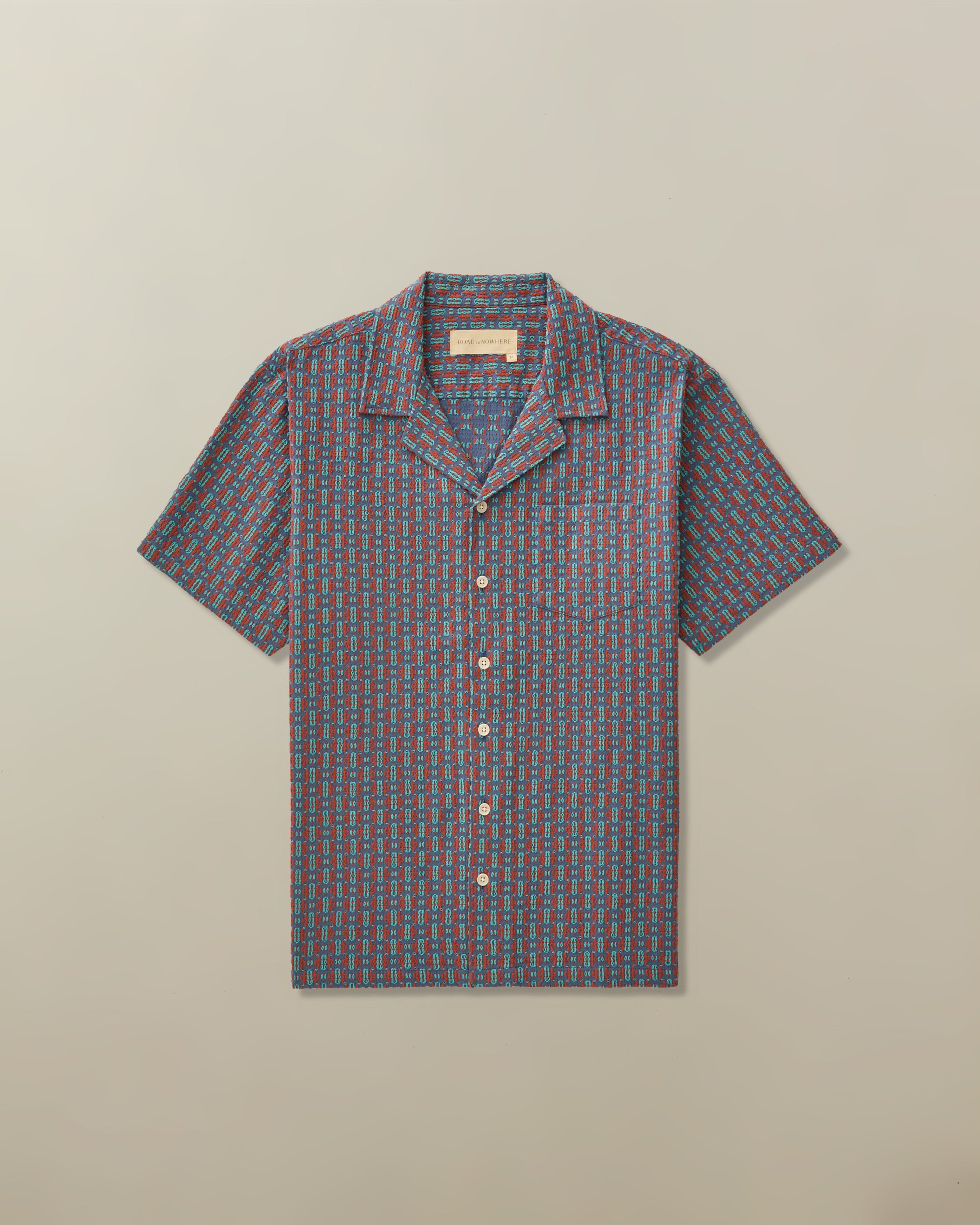 Fez Shirt in Cotton Dobby