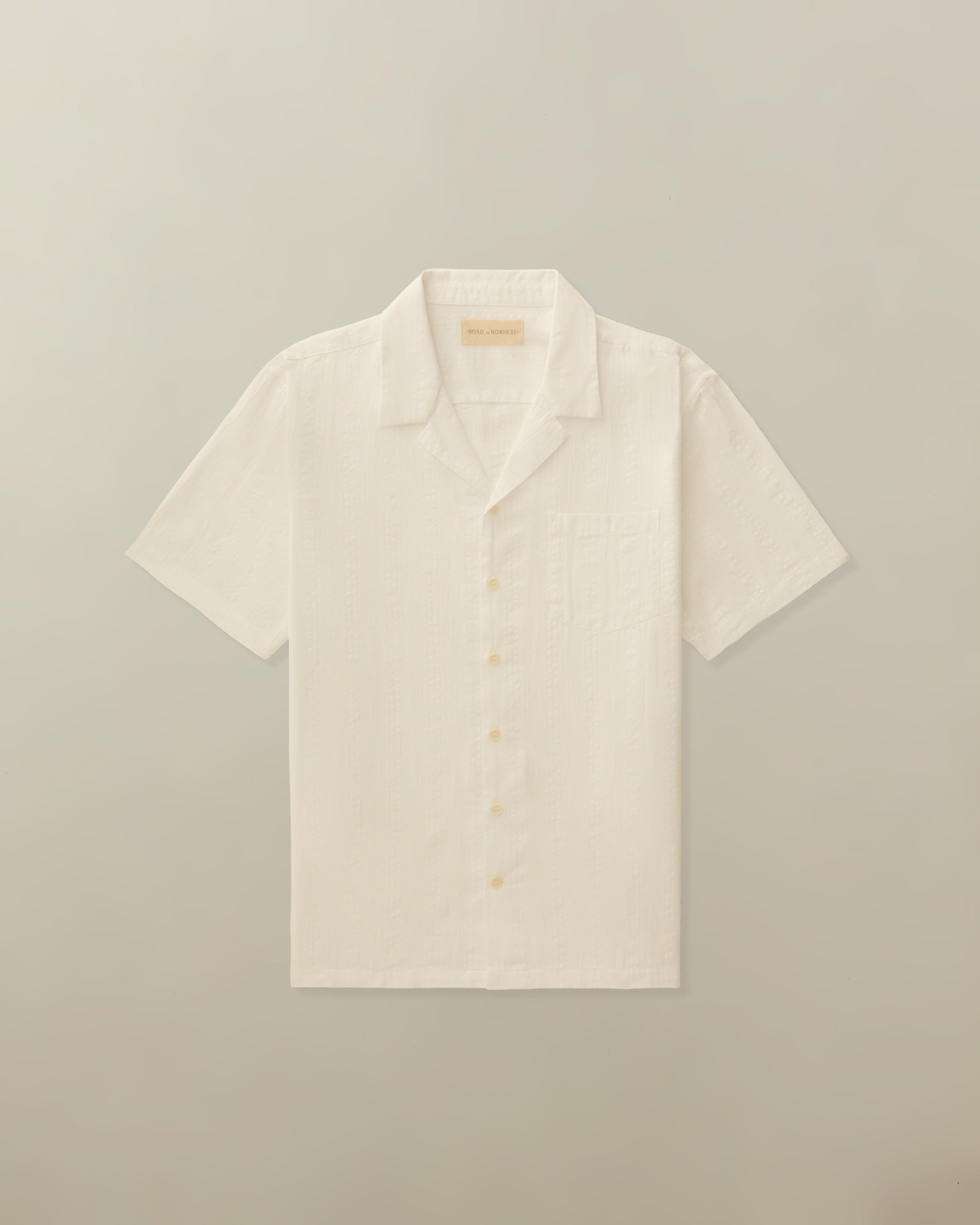 Fez Shirt in Cotton Dobby