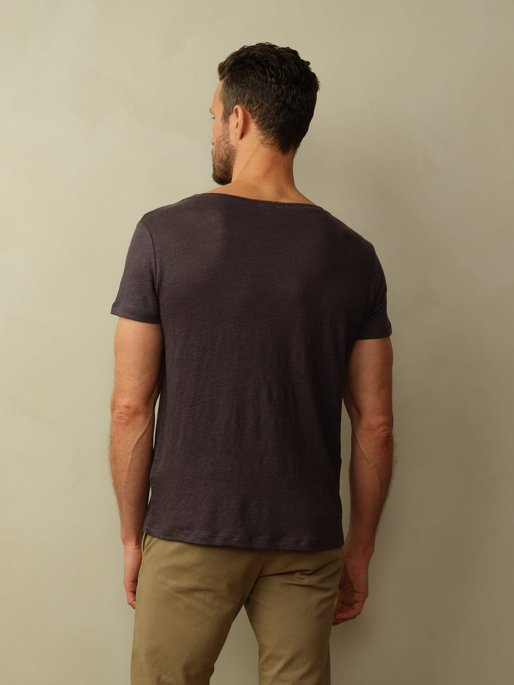 Fischer Boatneck Tee in Linen