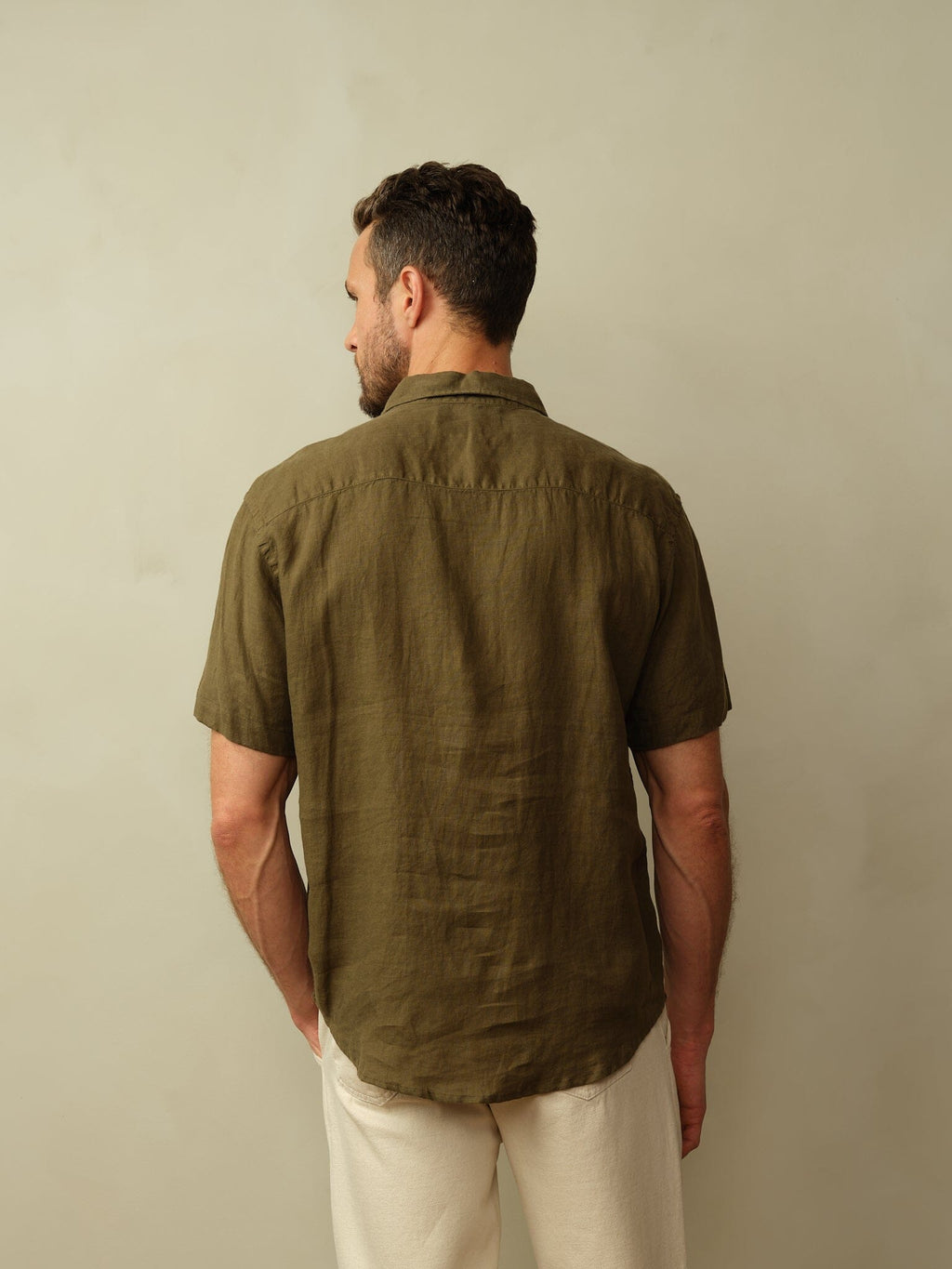 Hudson Shirt in Garment Dyed Linen