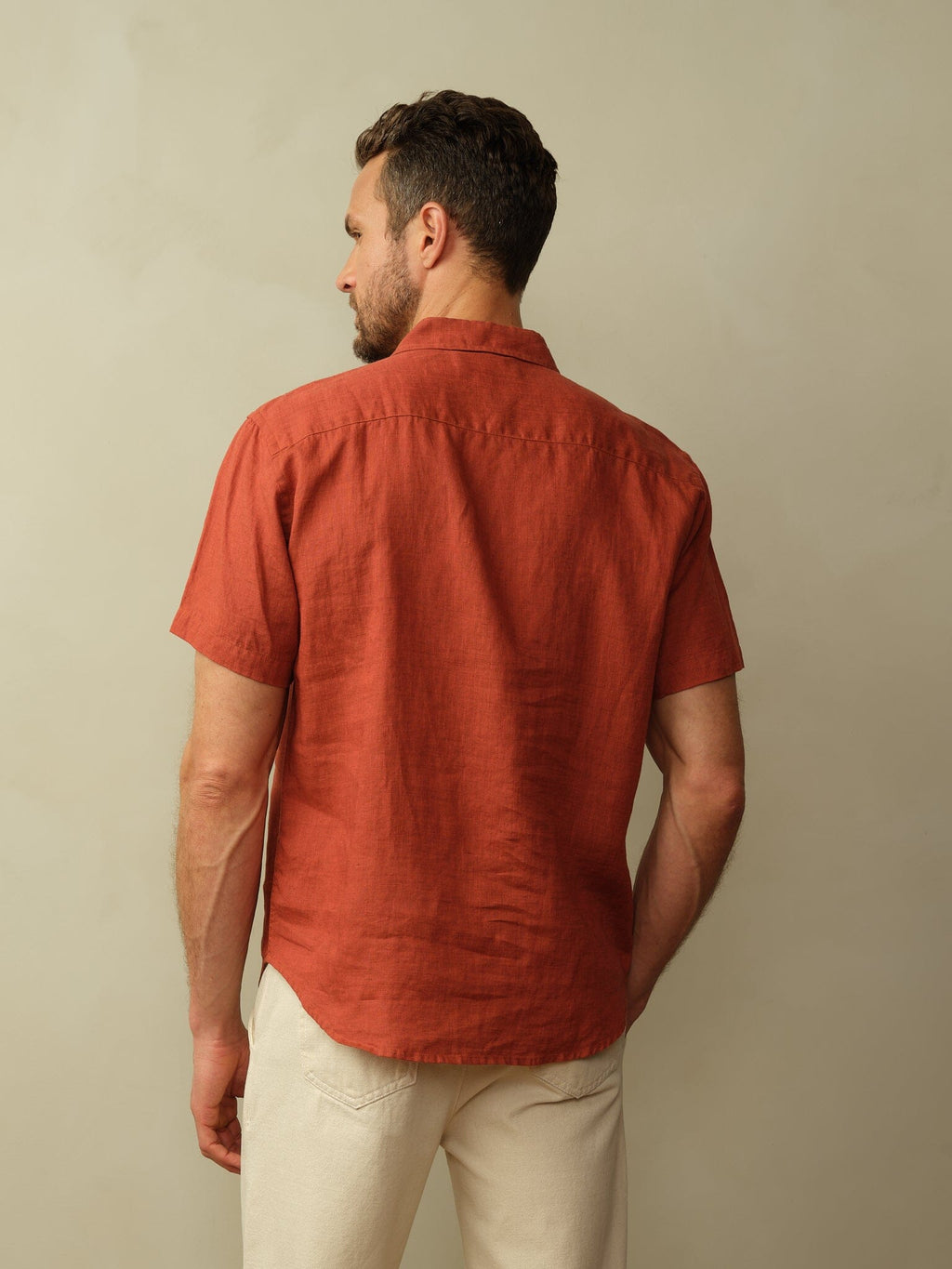 Hudson Shirt in Garment Dyed Linen