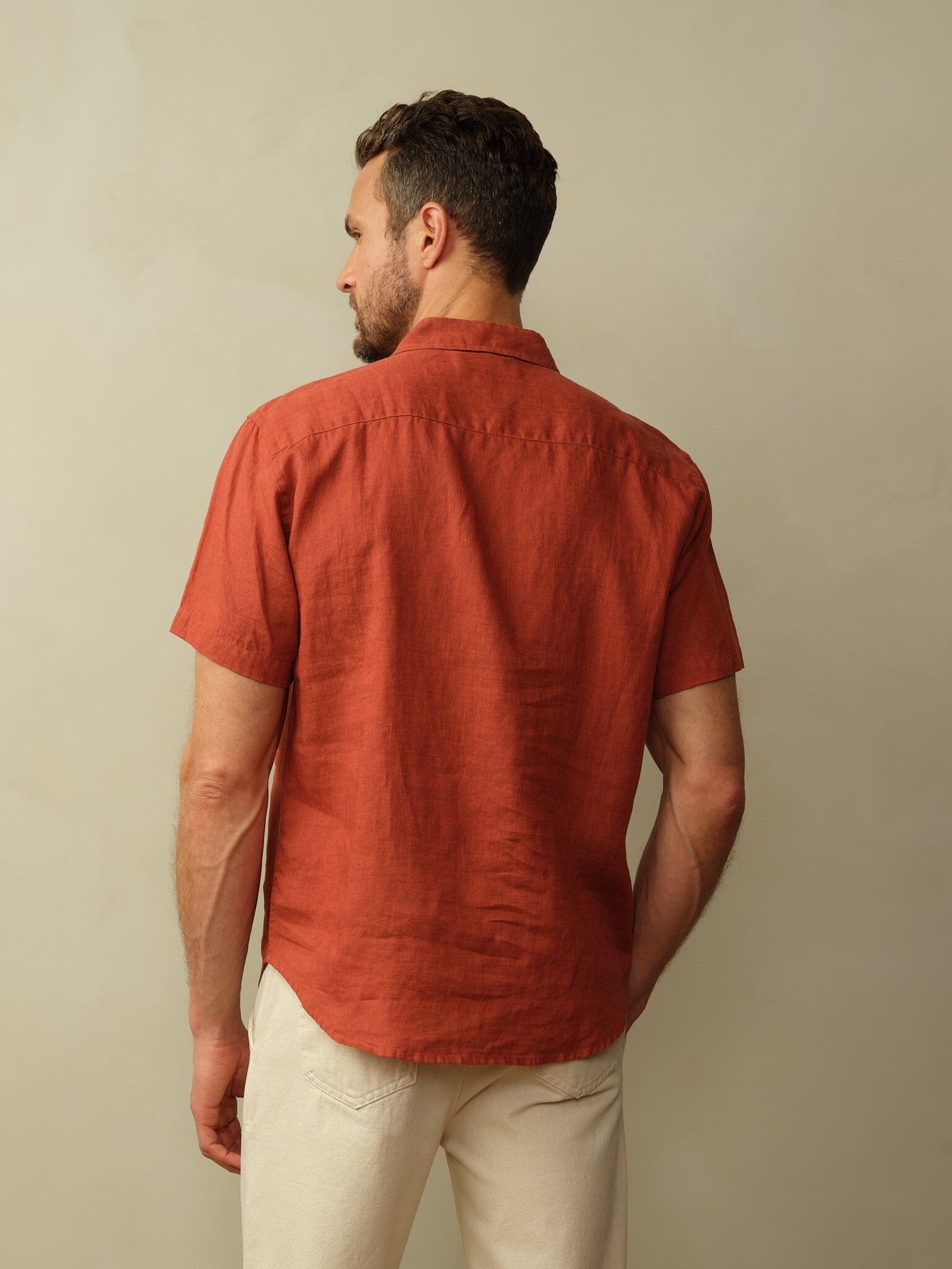 Hudson Shirt in Garment Dyed Linen