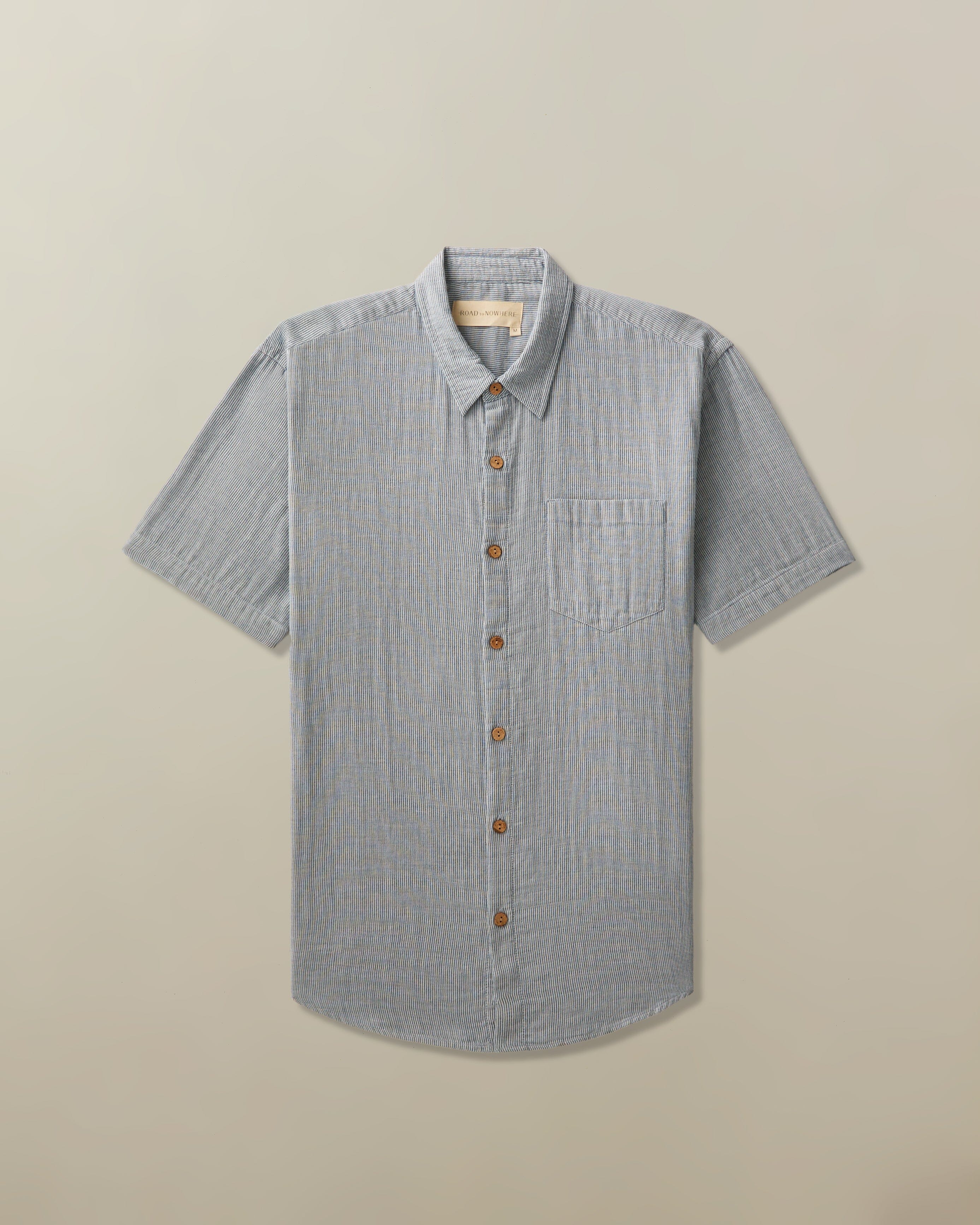 Hudson Shirt in Double Cotton Gauze