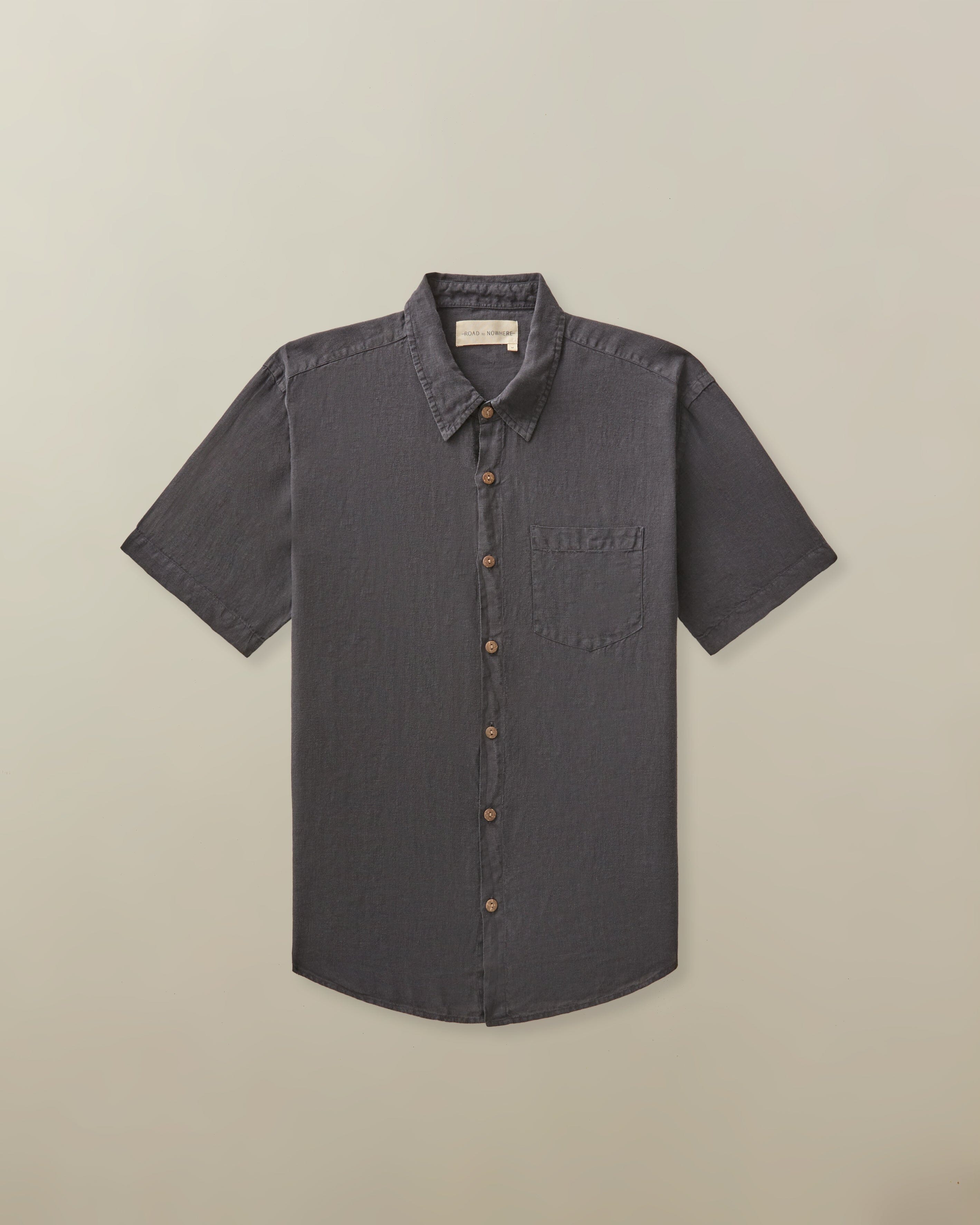 Hudson Shirt in Garment Dyed Linen