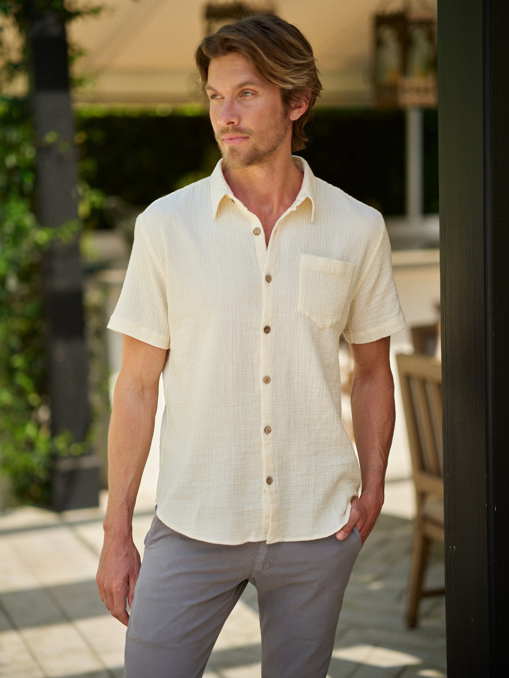 Hudson Shirt in Seersucker