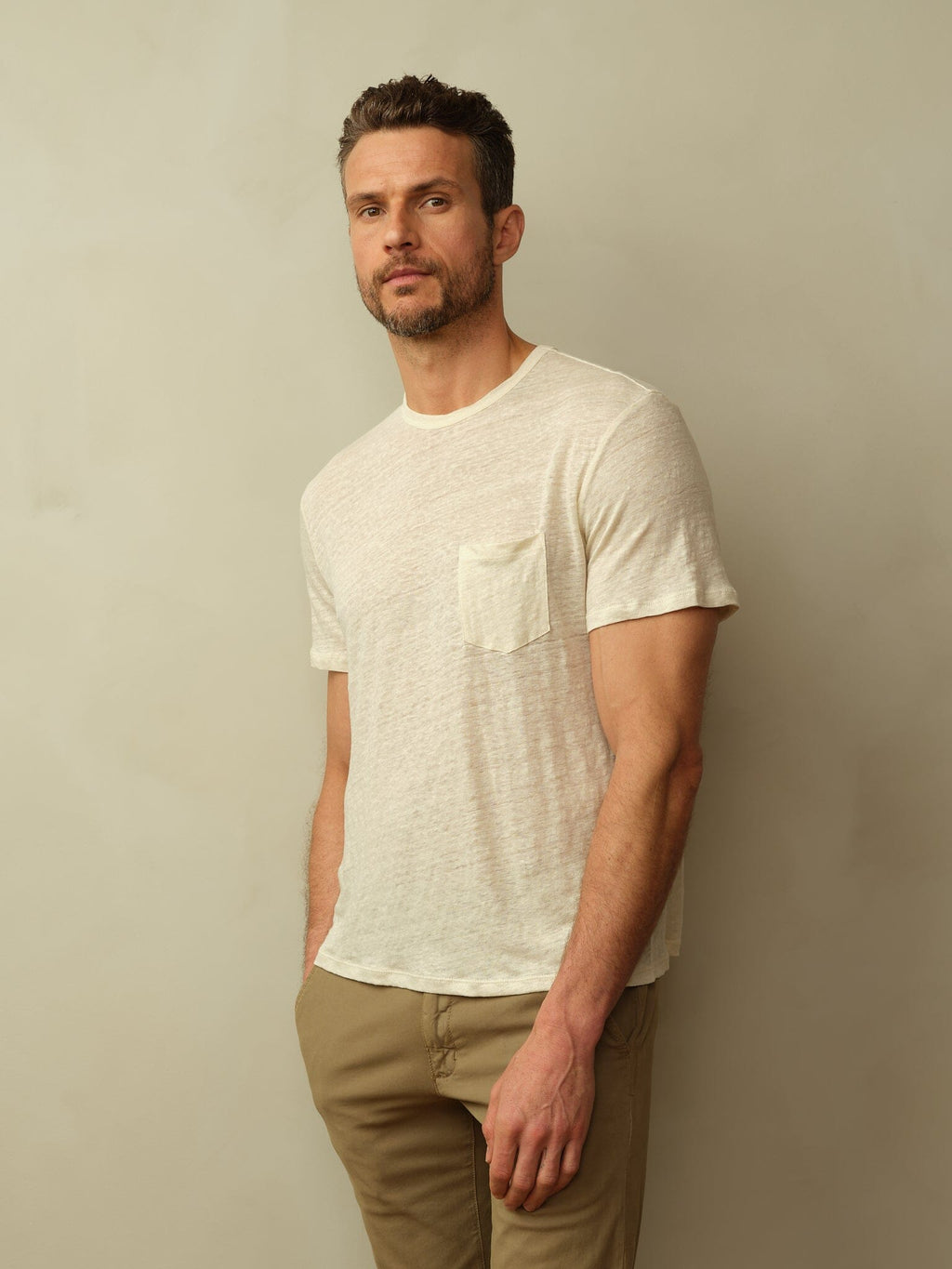 Jackson Tee in Linen