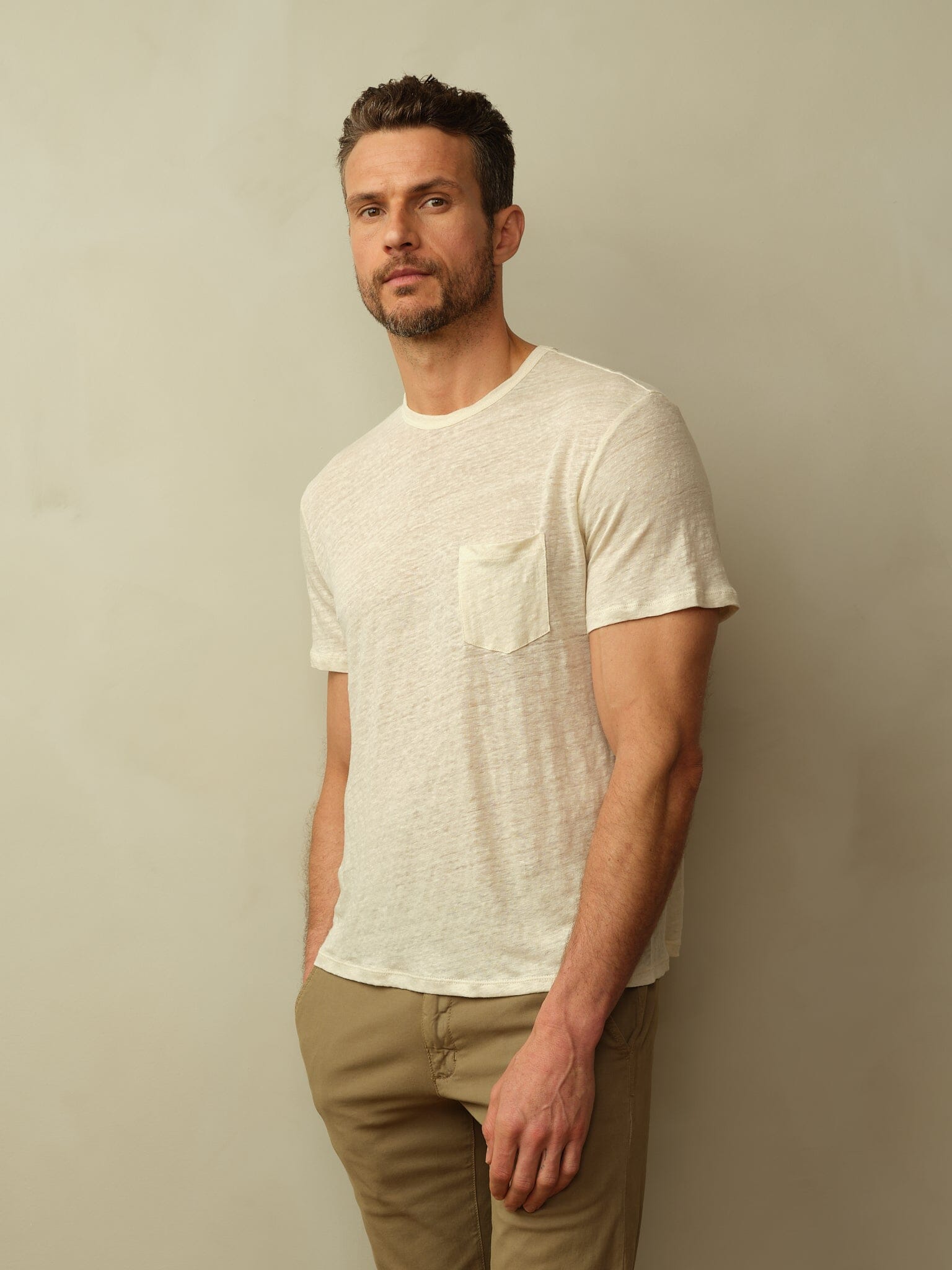 Jackson Tee in Linen