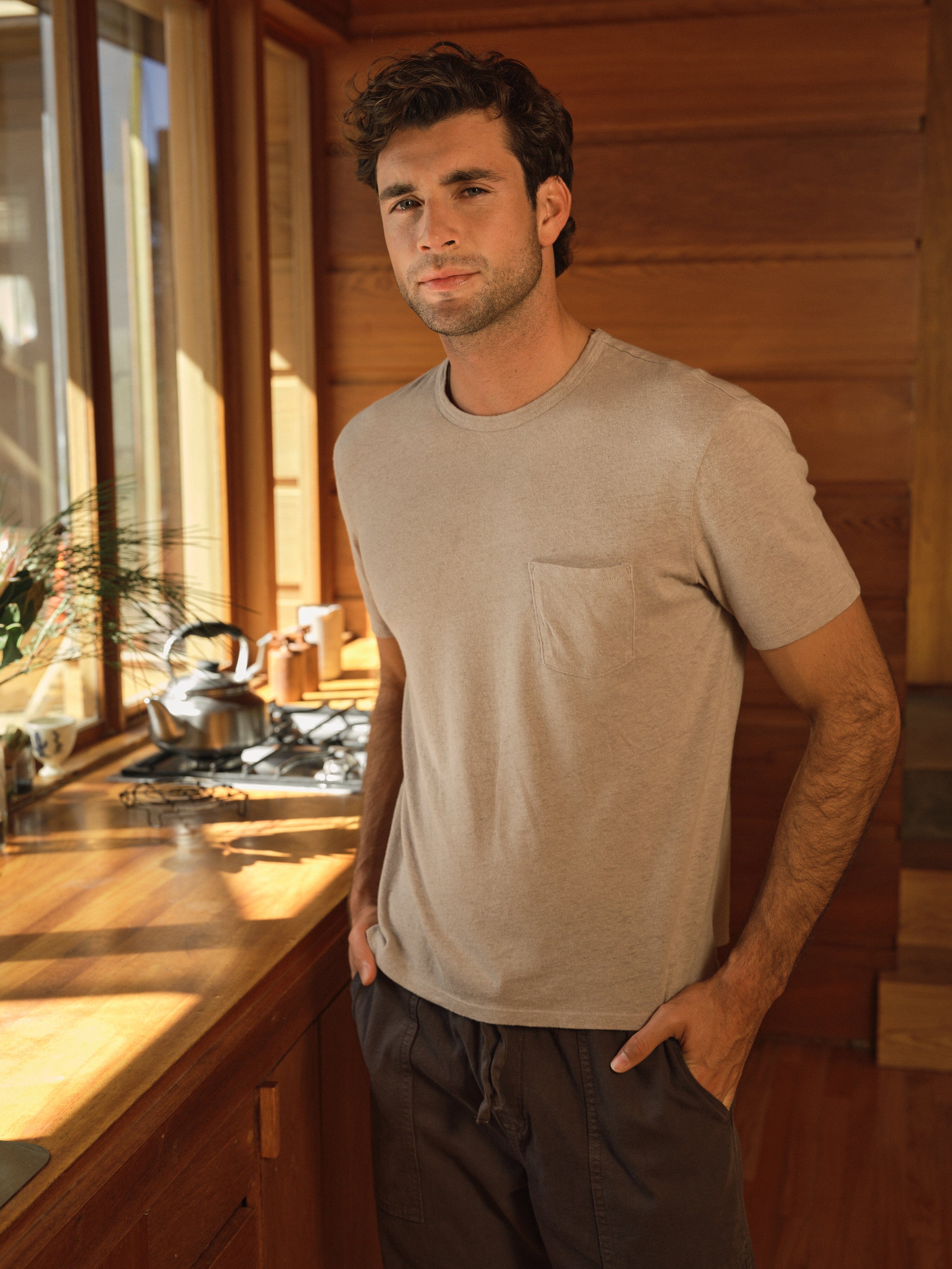 Jackson Tee in Cotton Hemp