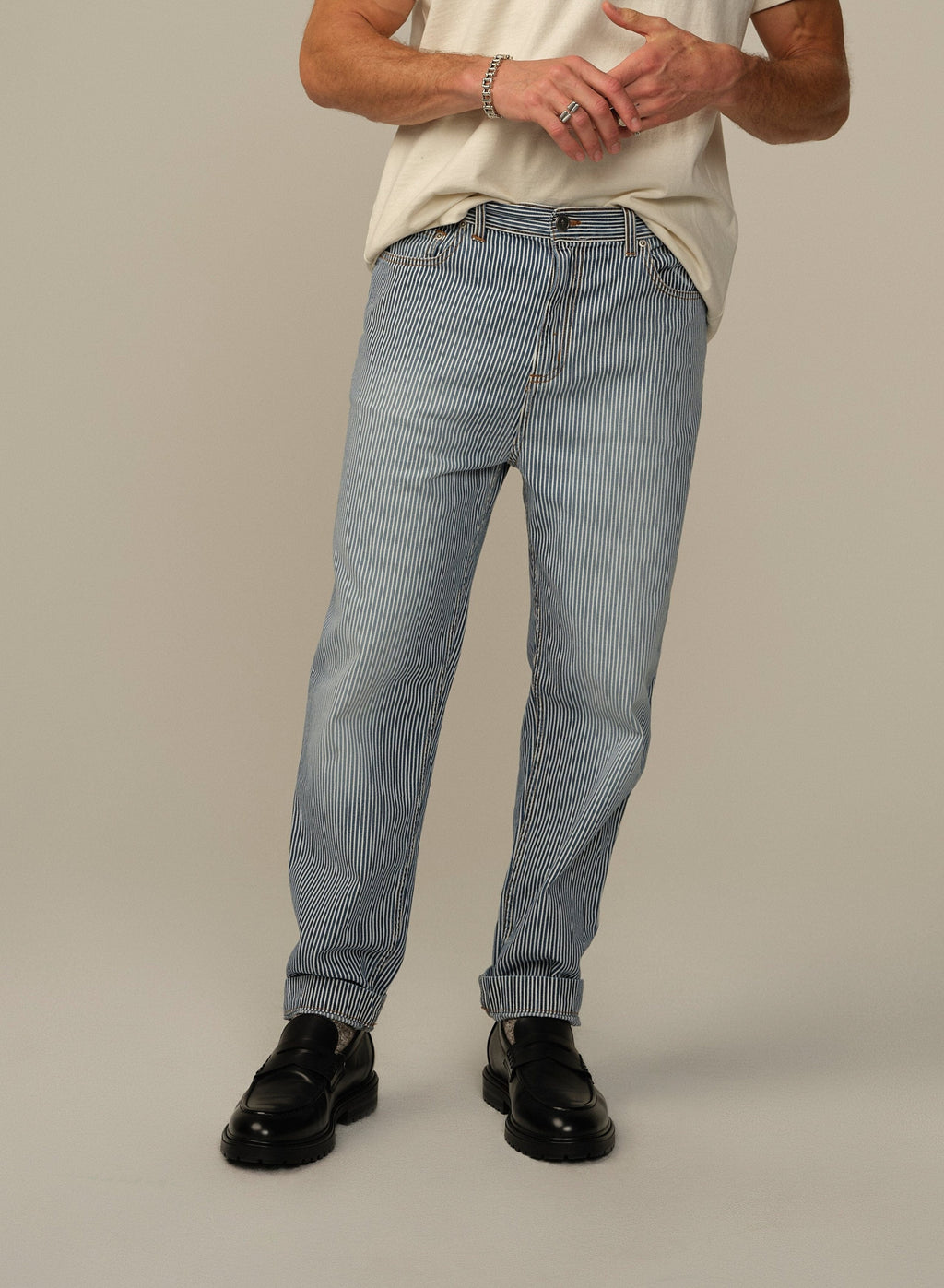 Pilon Jean in Railroad Denim