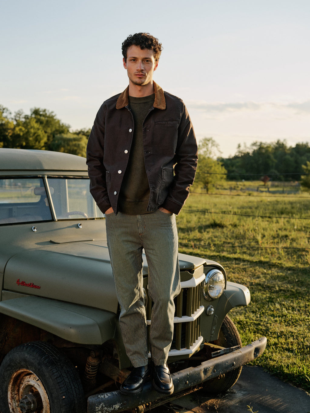 Pilon Jean in Railroad Denim