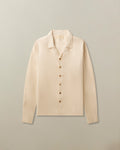 Rio Long Sleeve Shirt in Linen Jacquard