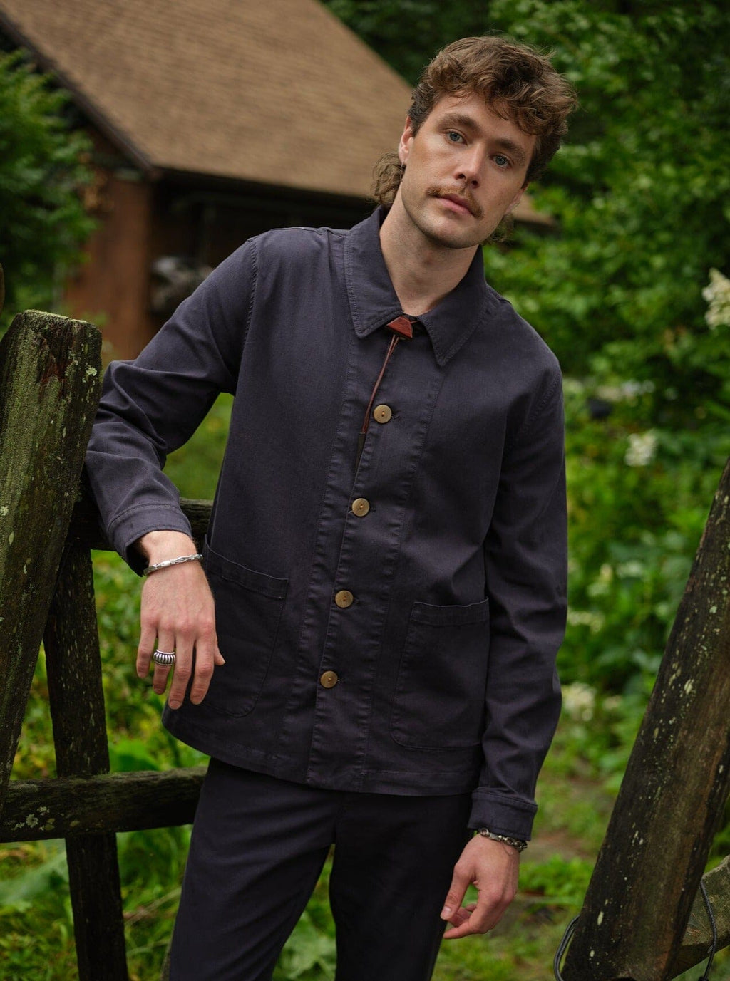 Santos Jacket in Japanese Twill