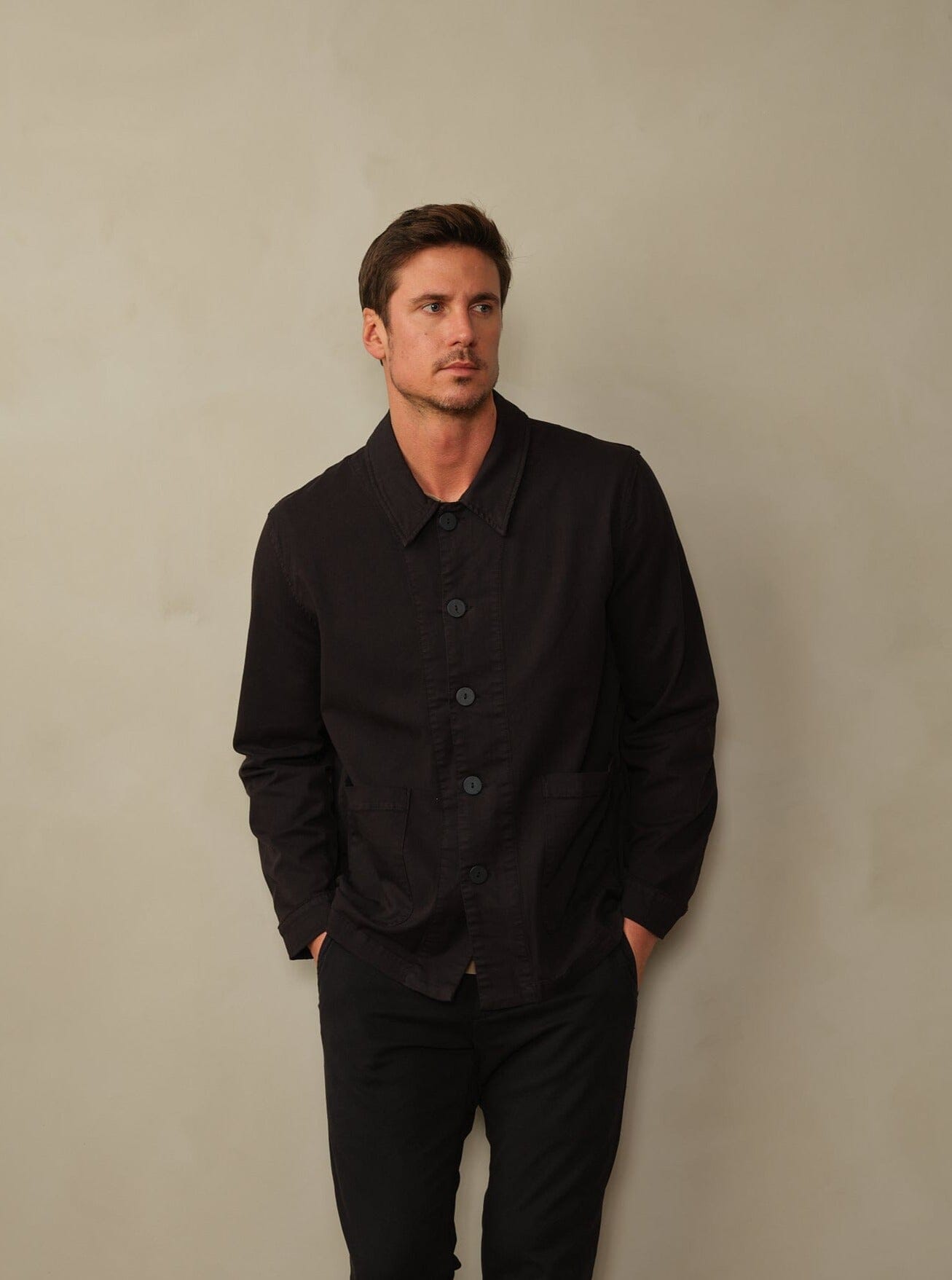 Santos Jacket in Japanese Twill