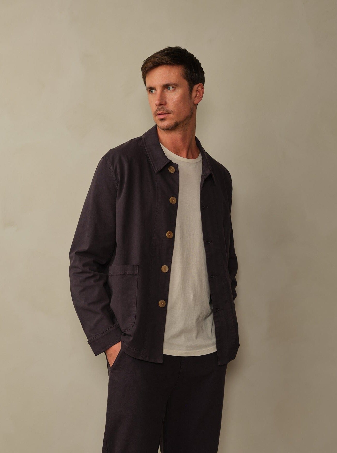 Santos Jacket in Japanese Twill